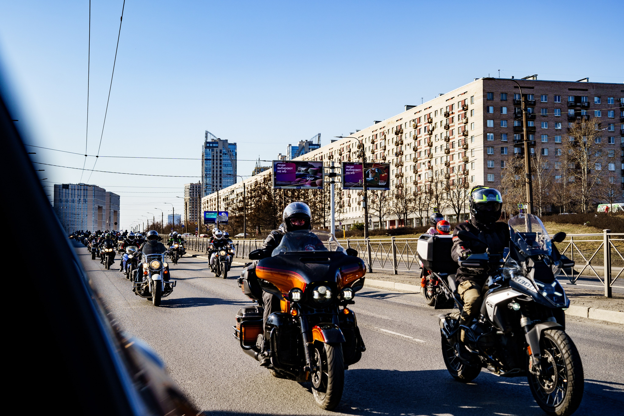 Прохват мотоклуба Norman Riders ч.1. Концертный и репортажный фотограф в Санкт-Петербурге Слава Пахомов