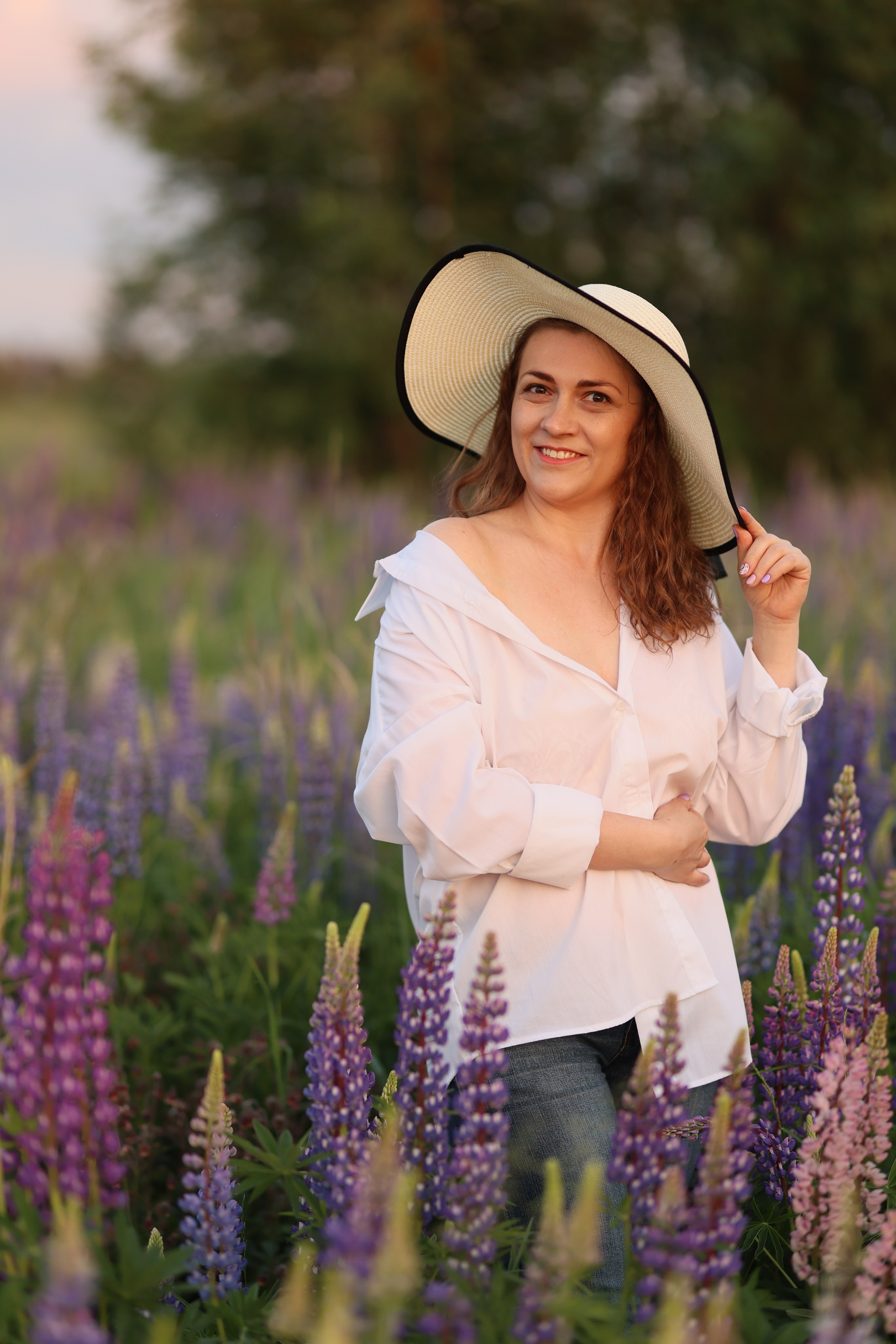 Фотосессия с люпинами. Семейный и свадебный фотограф в Санкт-Петербурге Татьяна Швыкова