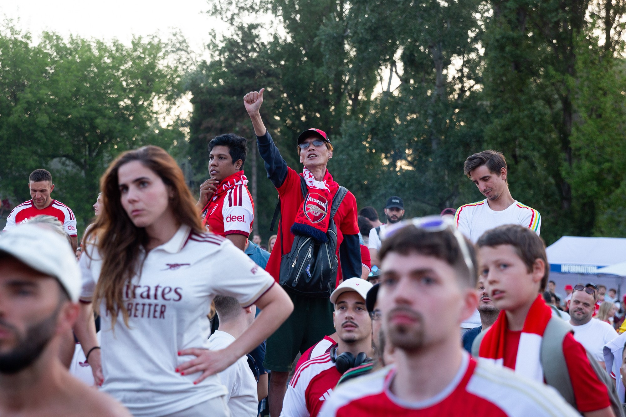 UEFA Champions League Final. Arsenal vs PSG. Budapest 2026. Arsenal Fan Zone. Photographer in Budapest  — Yura Knyazev