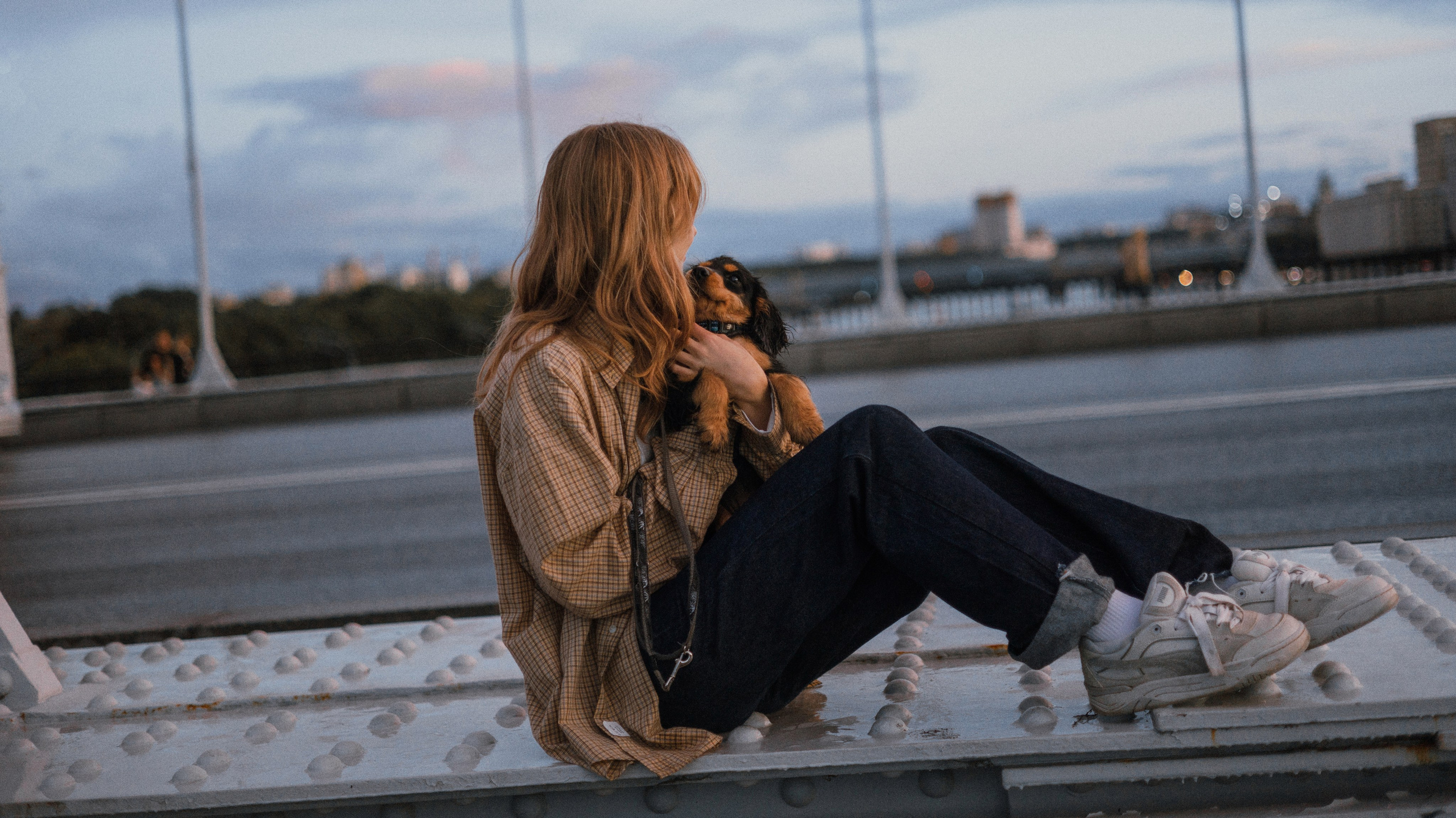Аня и Ривер. Фотограф-анималист Богданова Полина