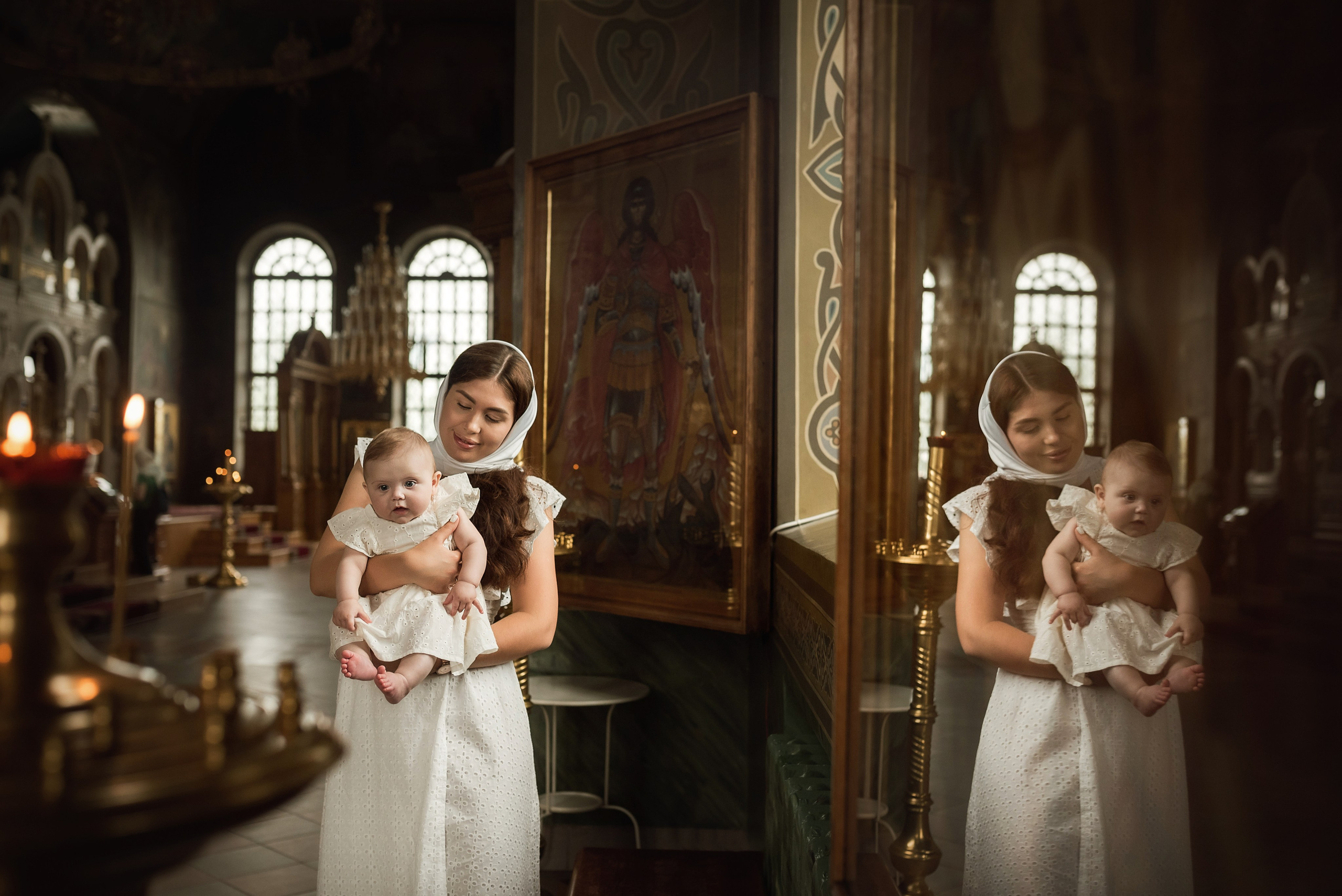 Крещение Марии Храм Преполовения Пятидесятницы. Семейный фотограф в Ростове-на-Дону Татьяна Литвинова