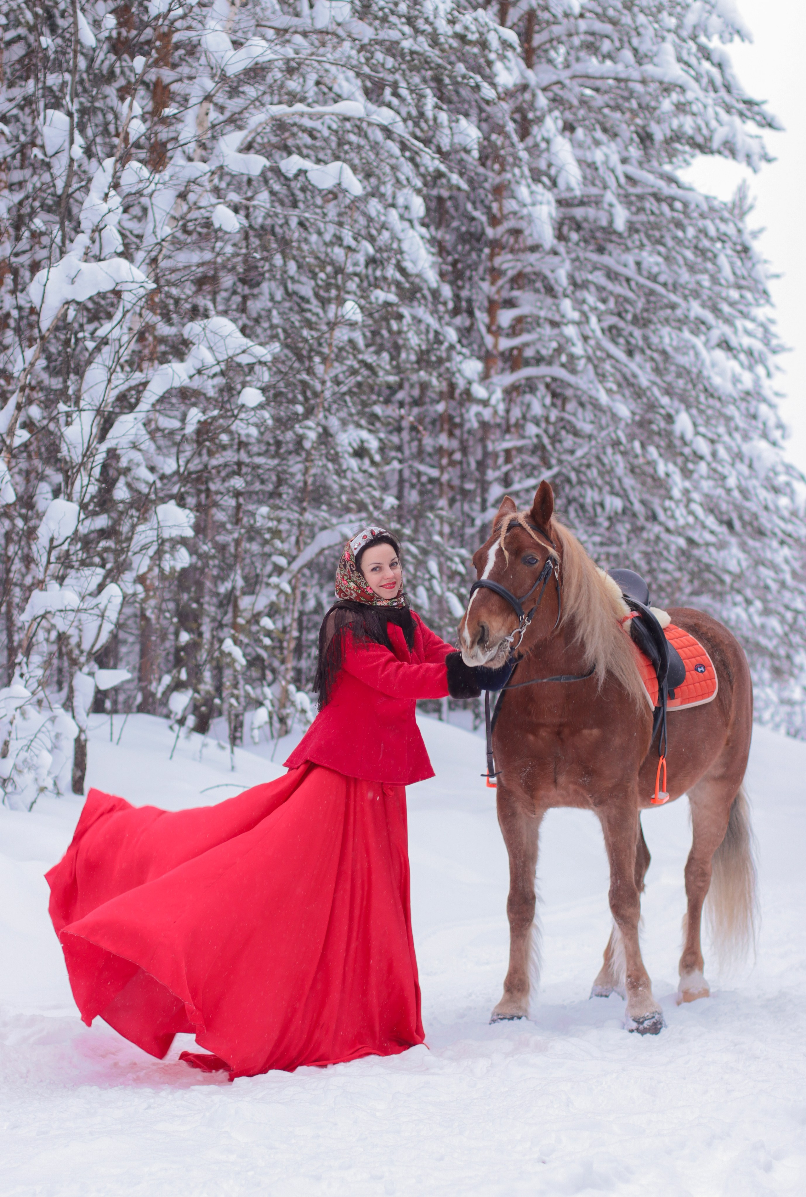 Конные съемки зимой. Фотограф в Сургуте Брызгунова Анастасия