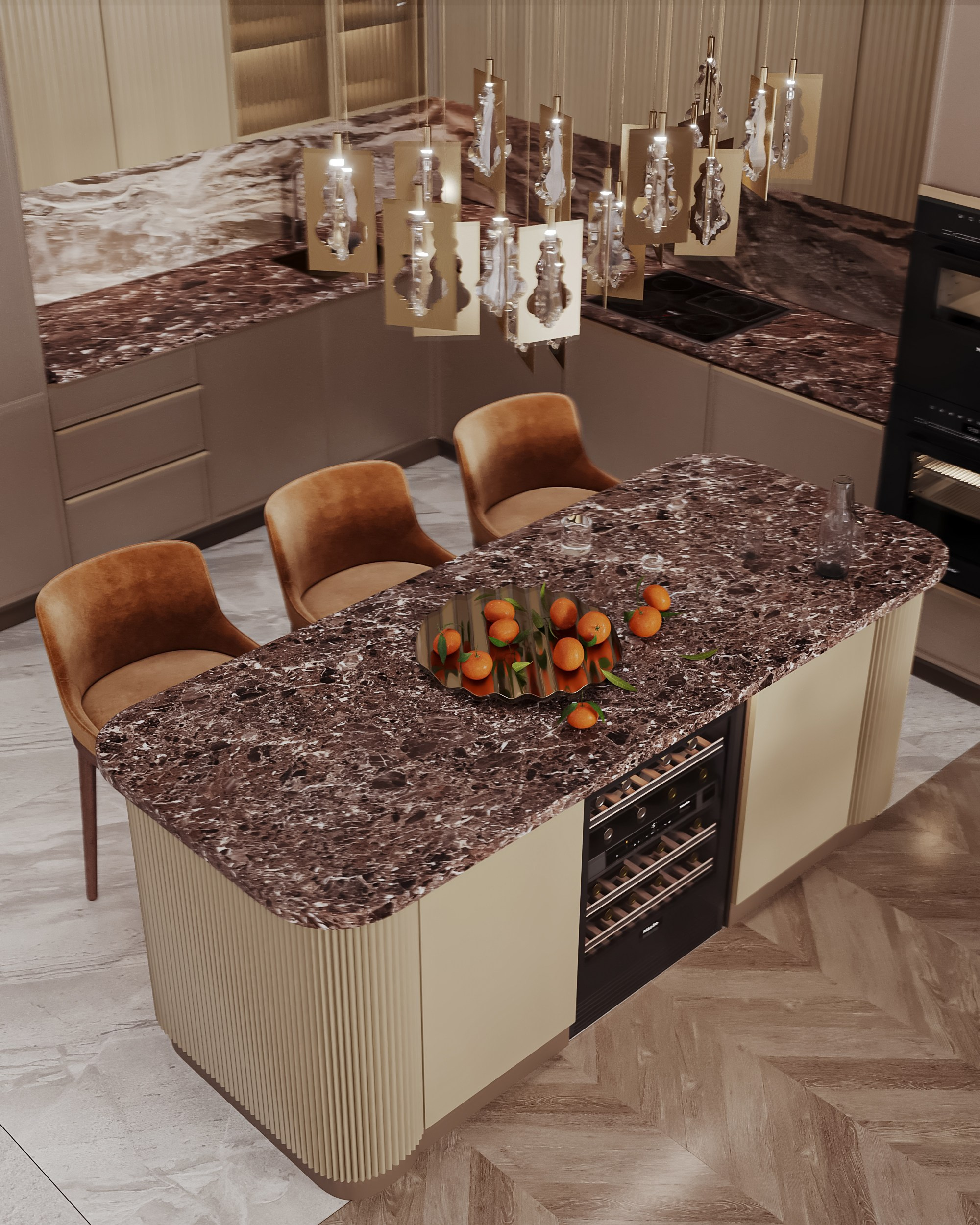 ЖК Хендлайнер 103 м². 3Д-Визуализация Наталья Макогонова