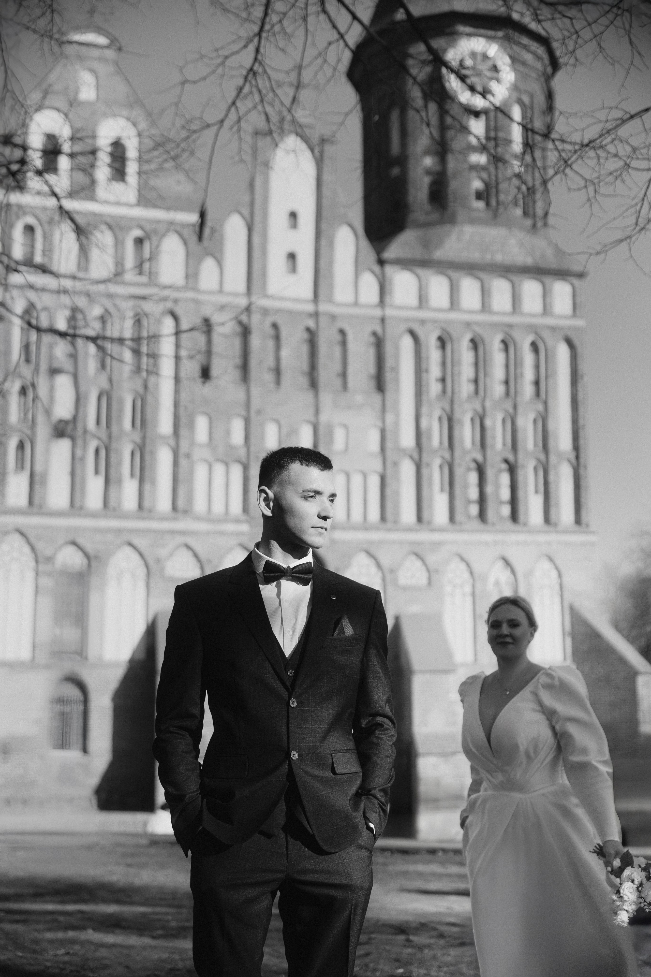 Свадебная фотосессия на закате на море. Свадебный фотограф в Калининграде Мария Ямышева