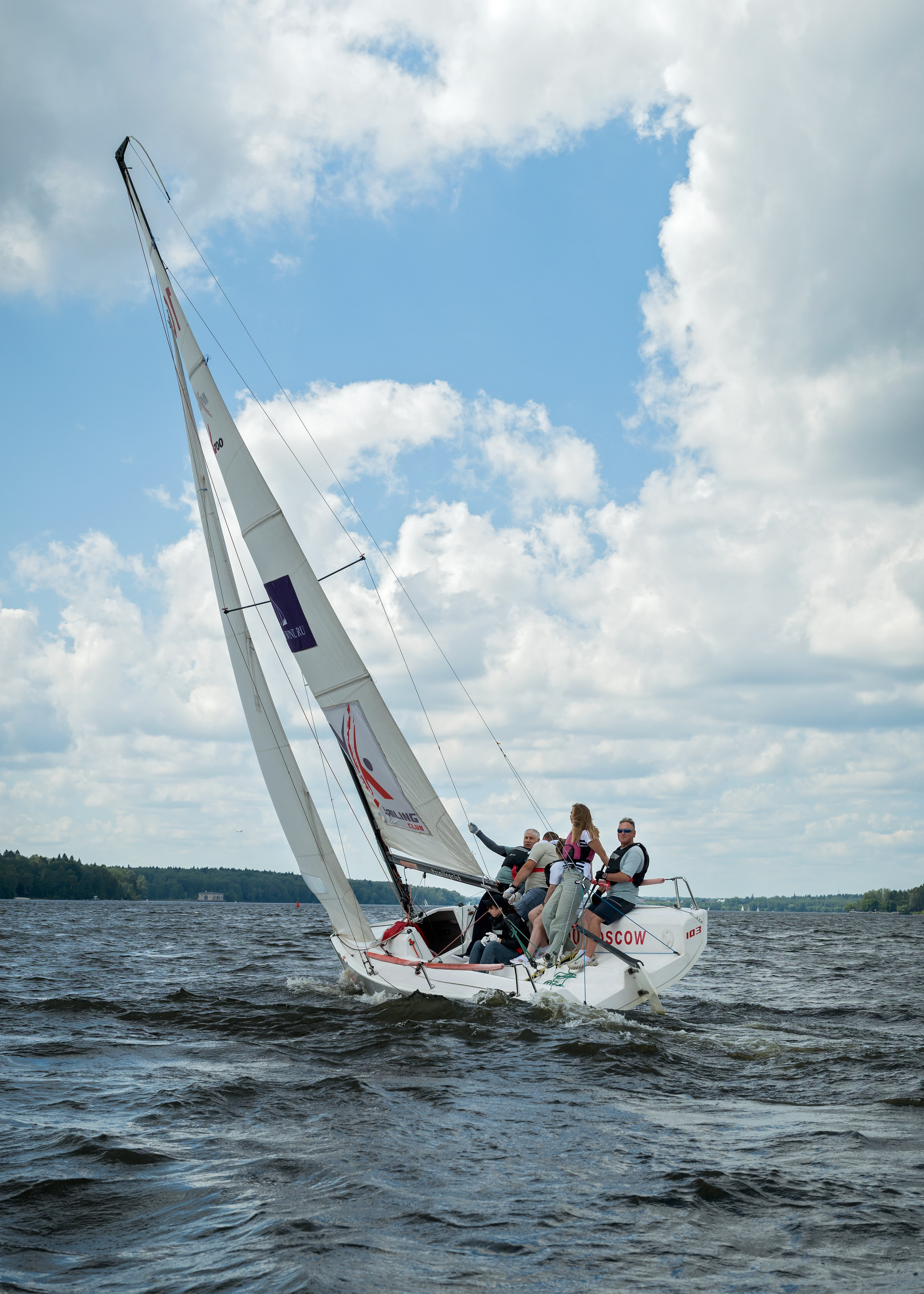 Парусная регата. Anzhina1.wfolio.pro