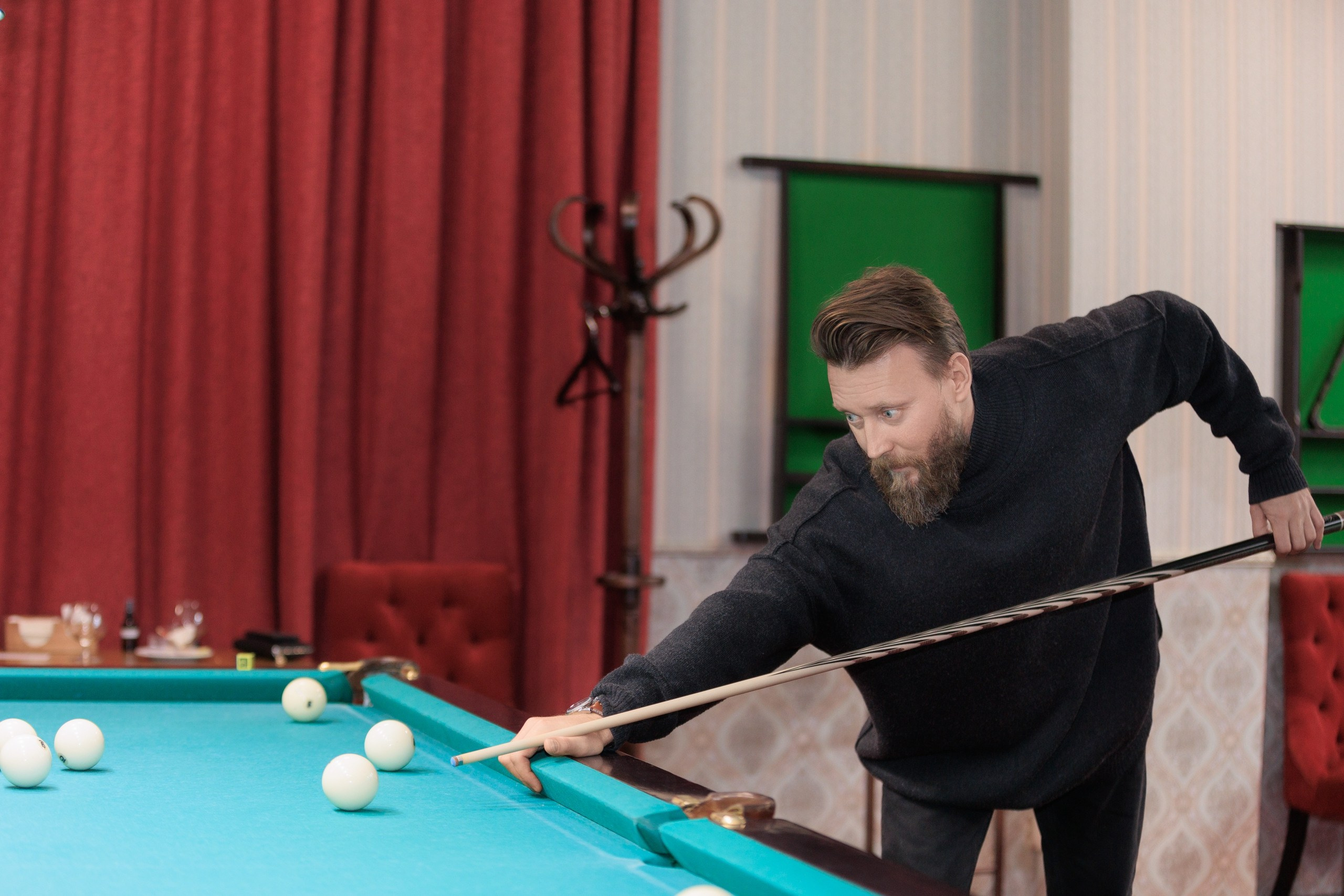 Репортаж с турнира по бильярду. Контент для бизнеса в Екатеринбурге Полдень Медиа