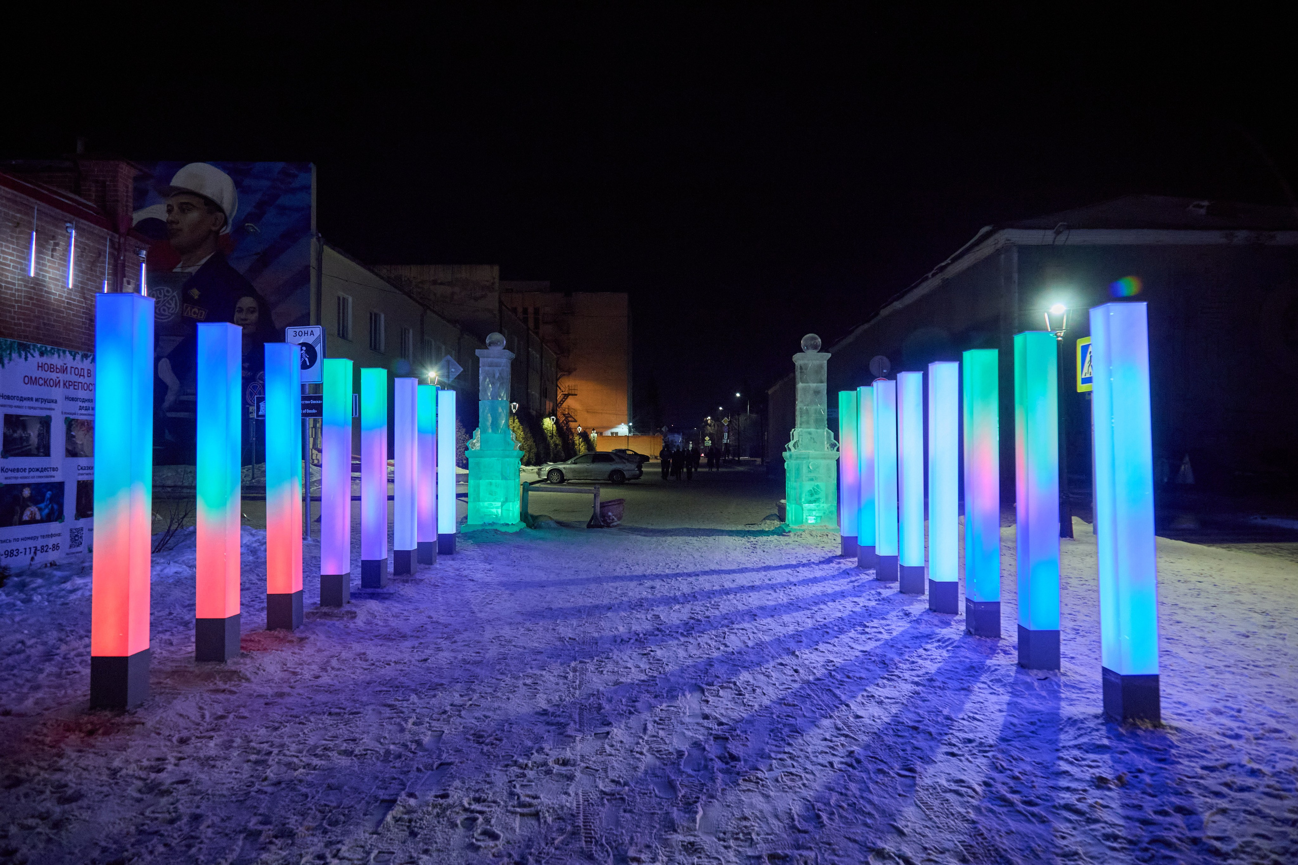 Новогодний Омск 2025. Фотограф Омск | Александр Вандеров