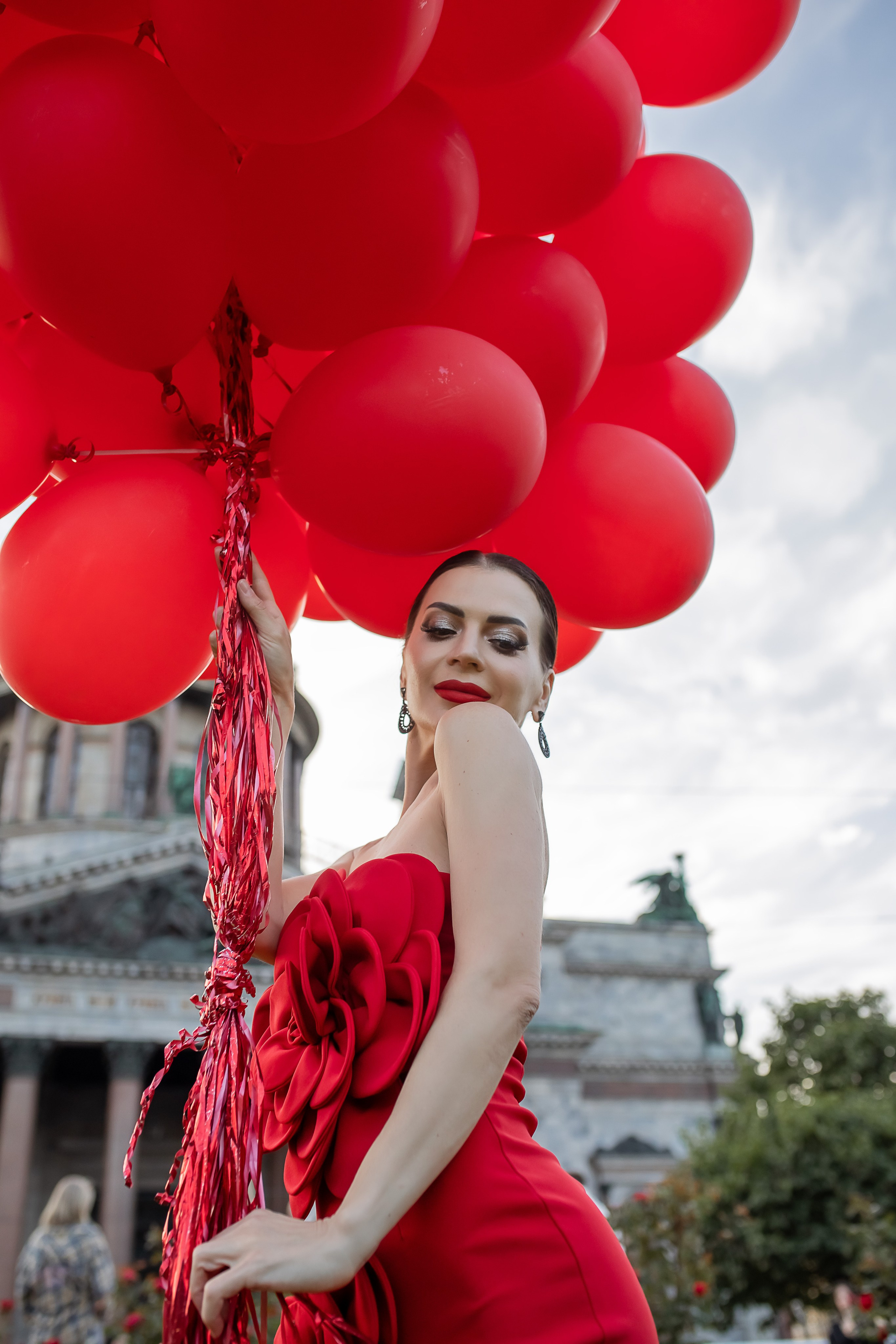 Творческая съемка с воздушными шарами. Татьяна. Свадебный и семейный фотограф в Колпино и СПб Юлия Папанова