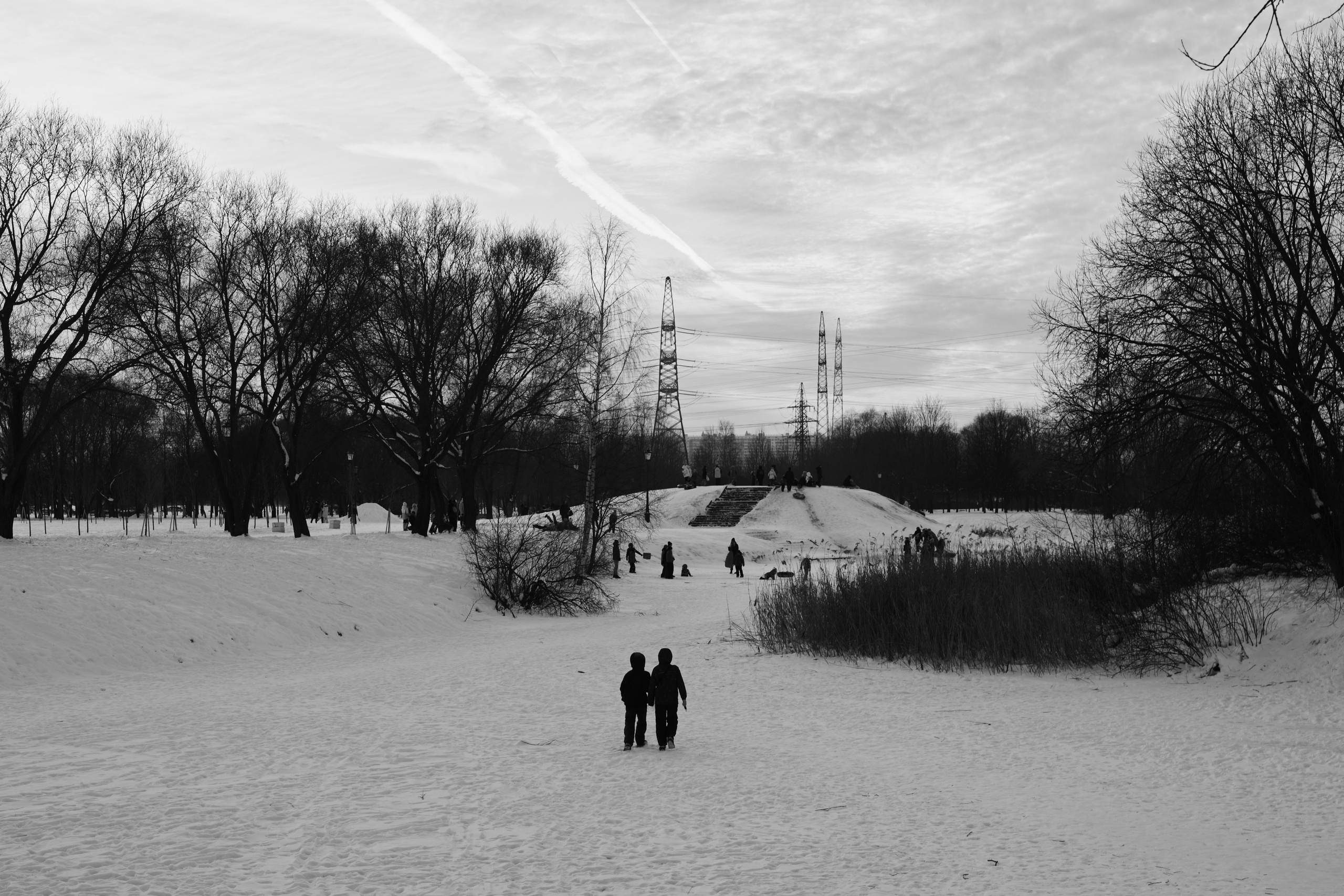 Зимний репортаж в Санкт-Петербурге — катание с горки | Филипп Линзин. Репортажный и портретный фотограф в Санкт-Петербурге Филипп Линзин