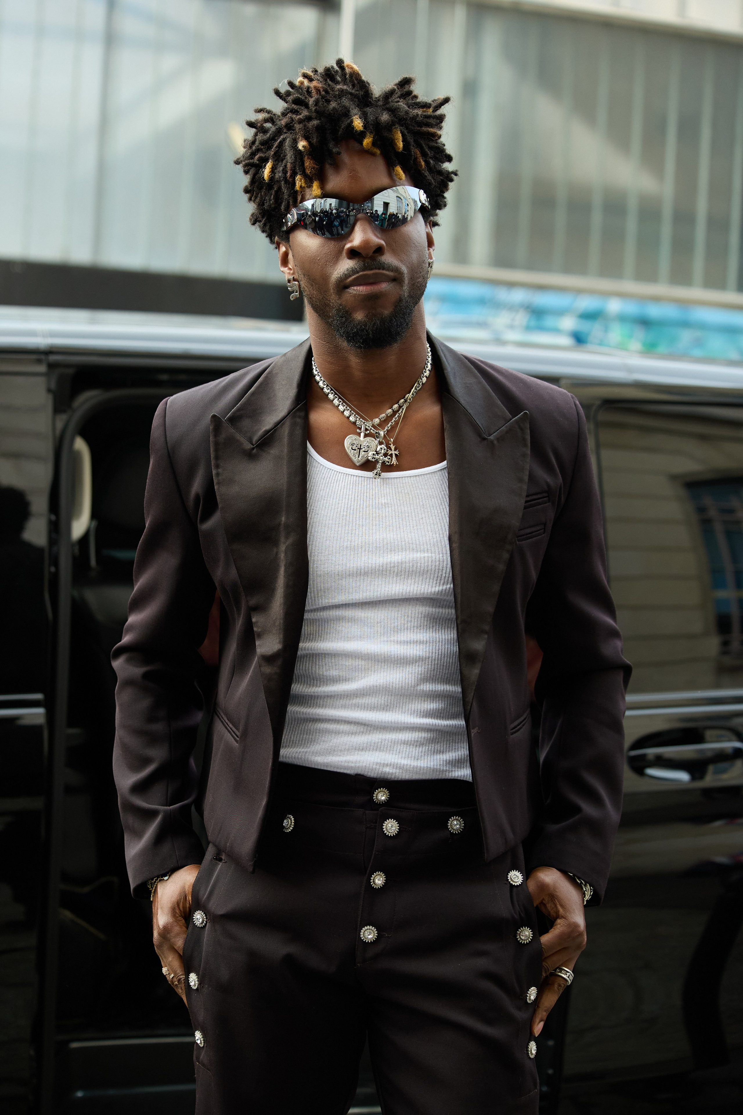 PFW MENSWEAR FALL/WINTER 25/26 BLUEMARBLE. Photographer in Milan Ivan Goncharov