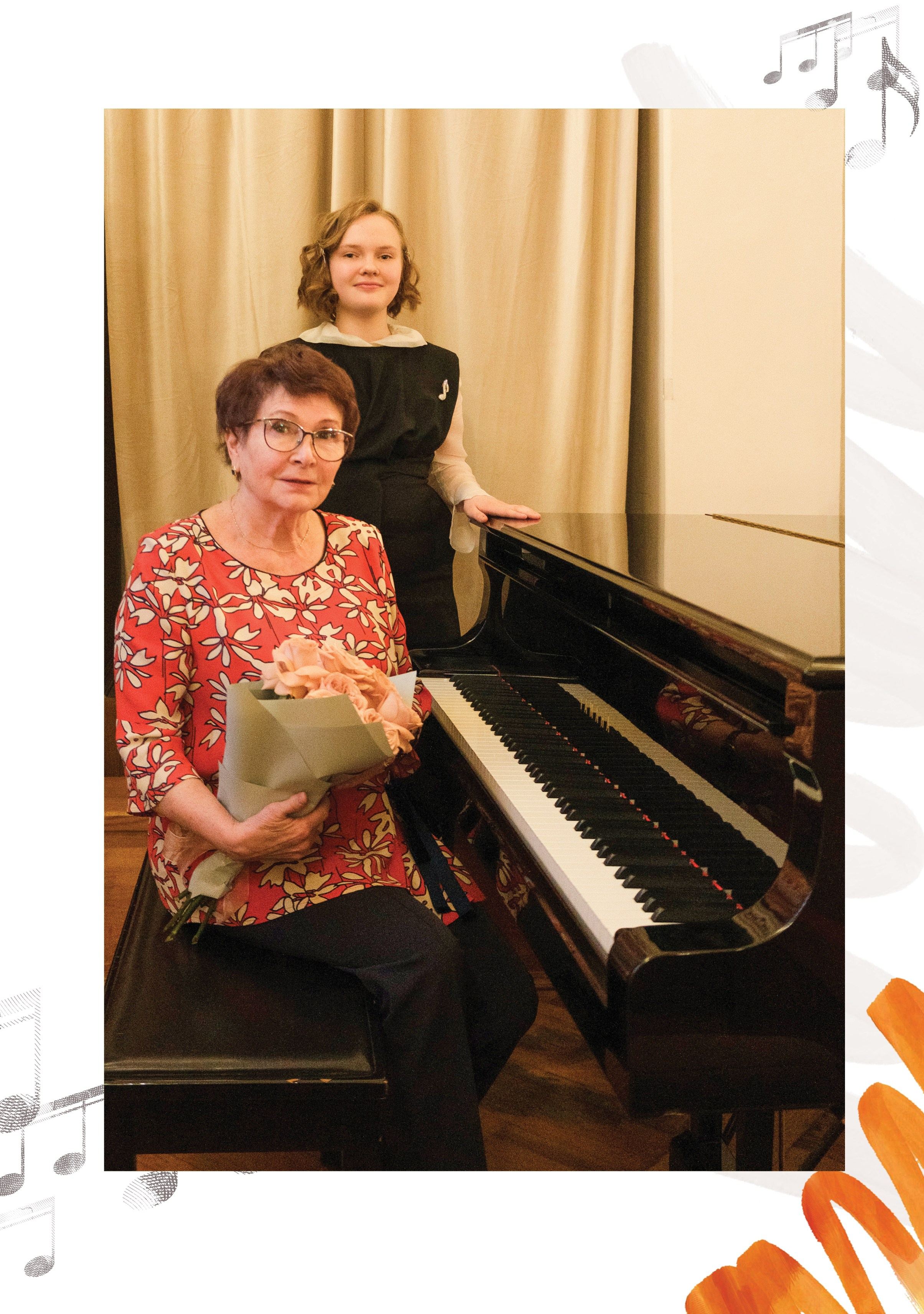 Александра, фортепиано (большой, индивидуальный альбом). Фабрика выпускных альбомов