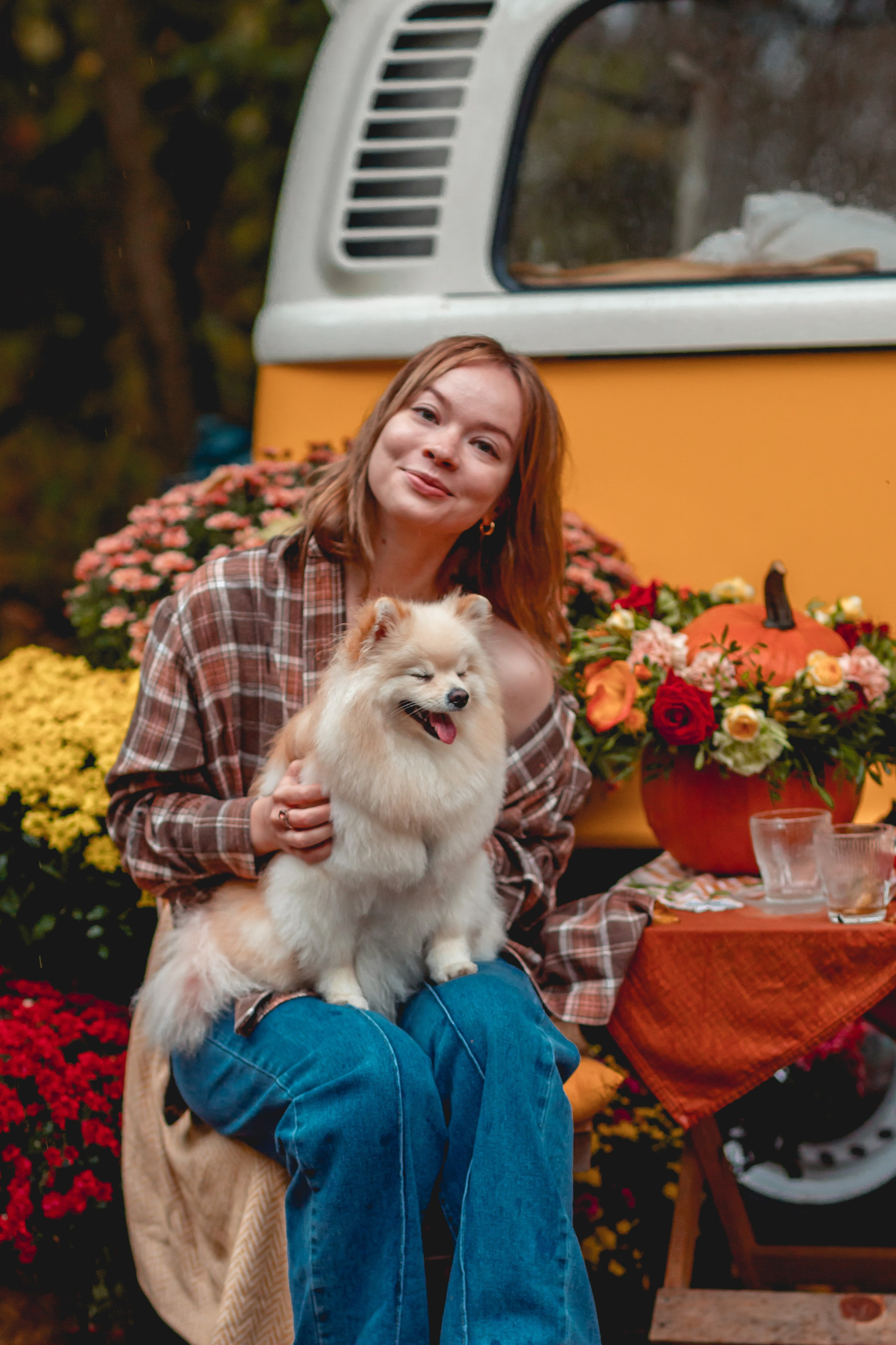Ксения и Юки. Семейный фотограф анималист Мария Крючкова