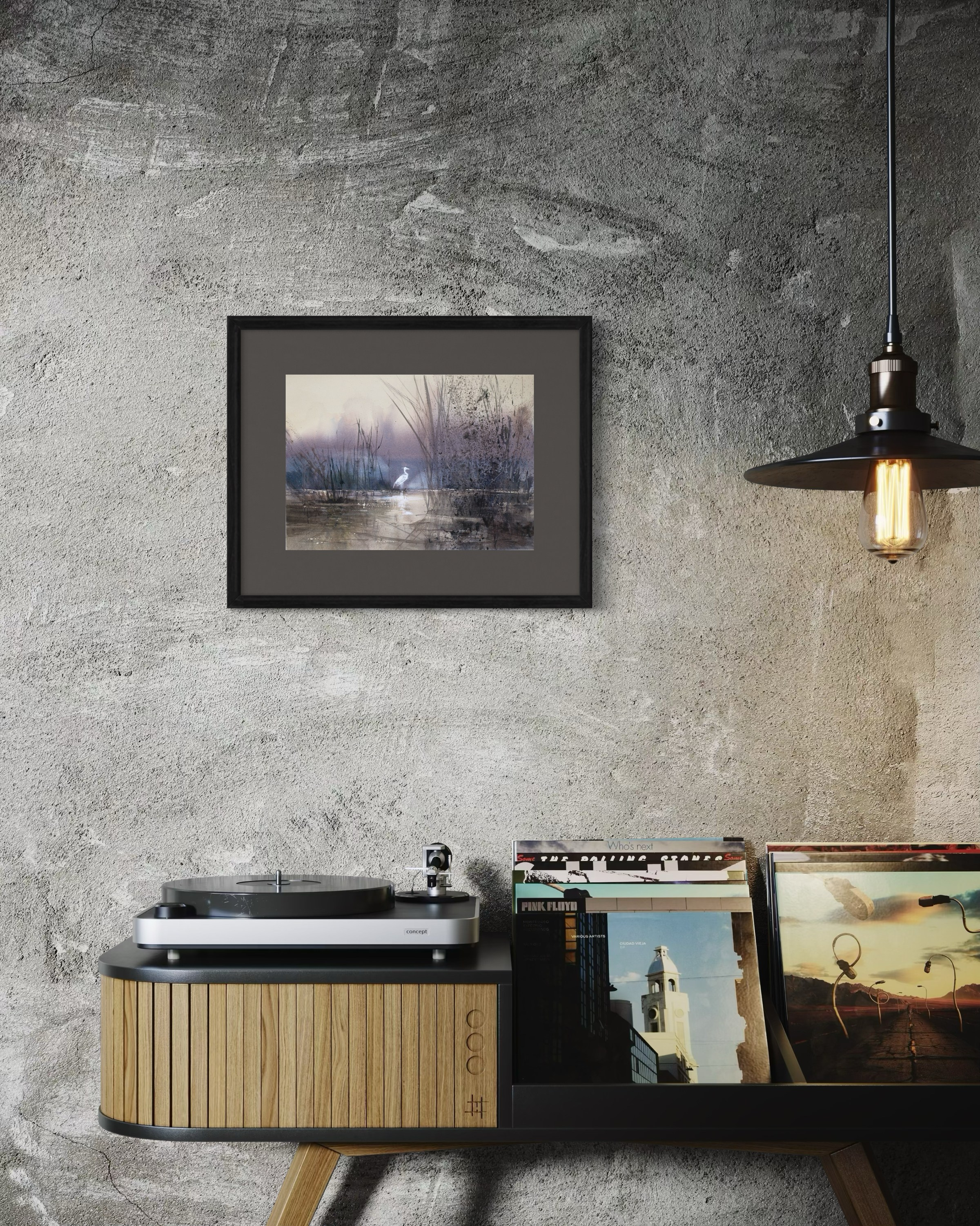 Цапля 5 серии работ ПТИЦЫ (34Х24см) 50 000 р. ГАЛЕРЕЯ