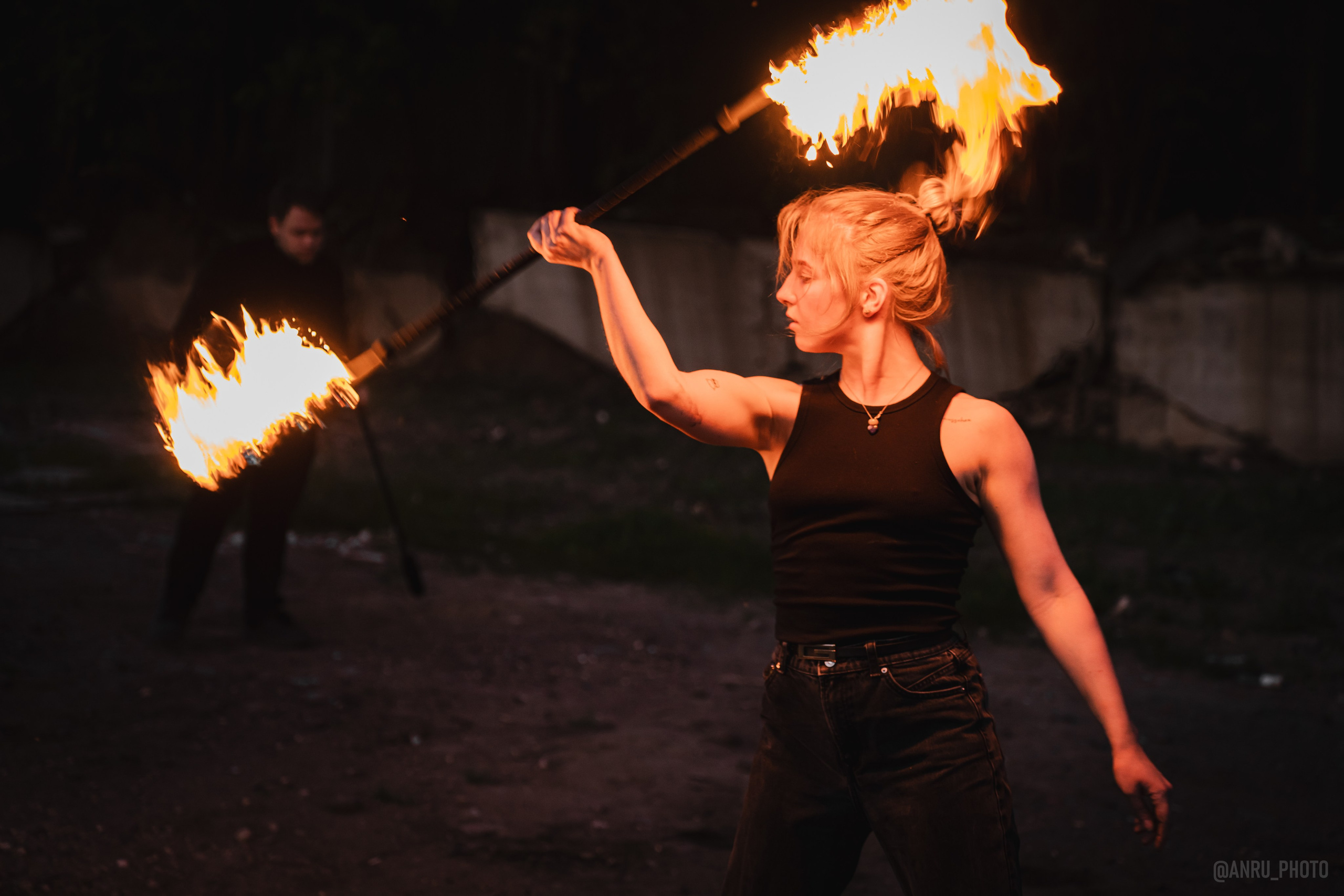 Огненная тренировка. Репортажный фотограф Анастасия Рубцова
