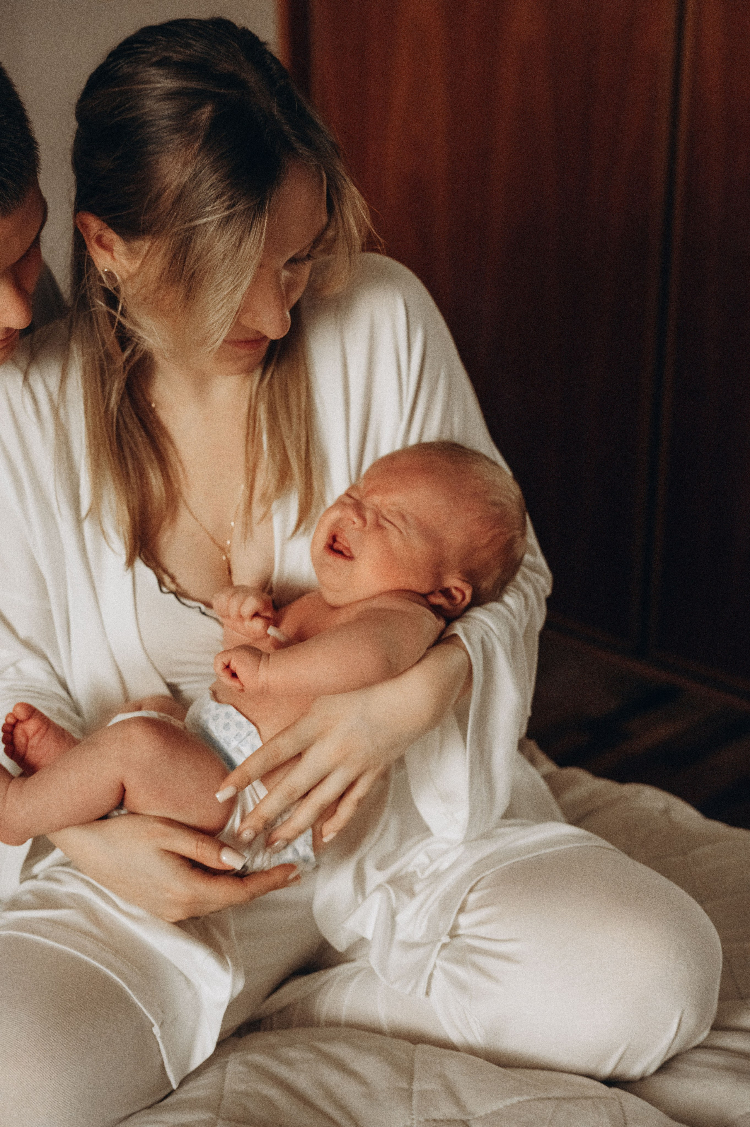 Иван, Ксения и Лев. Фотограф беременности и семьи, домашние съемки, Ньюборн