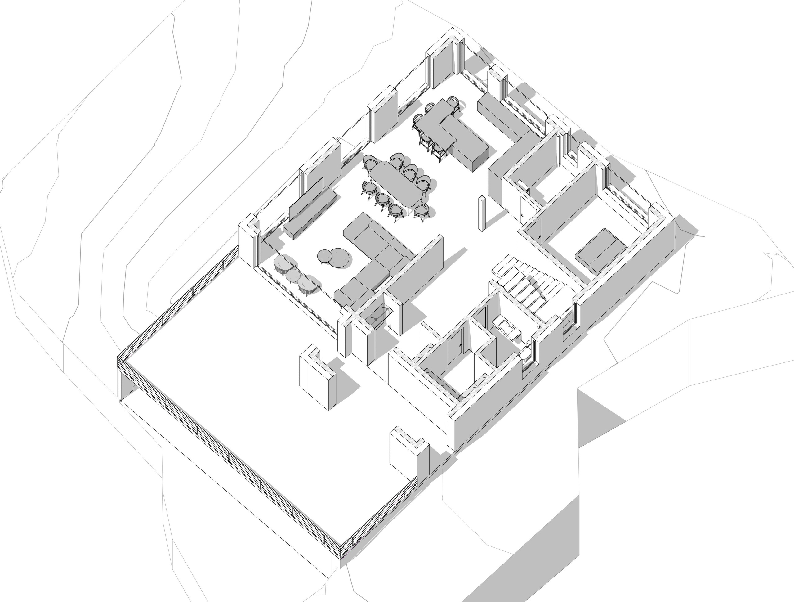 Загородный дом Сикачи-Алян. Архитектурно-дизайнерское бюро ROOMS