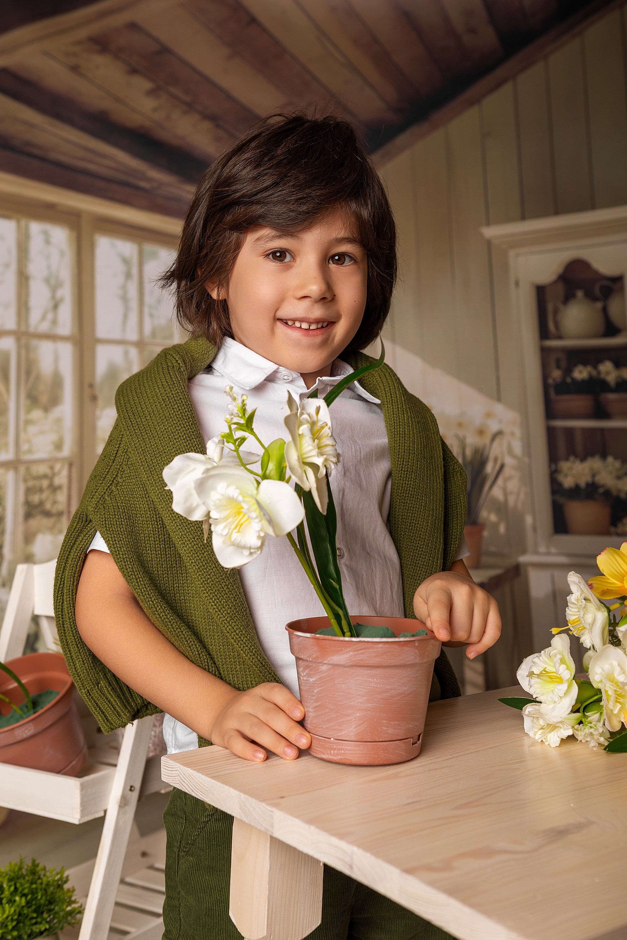 Сюжет «Нарциссы». Детская фотостудия Виктории Шараповой