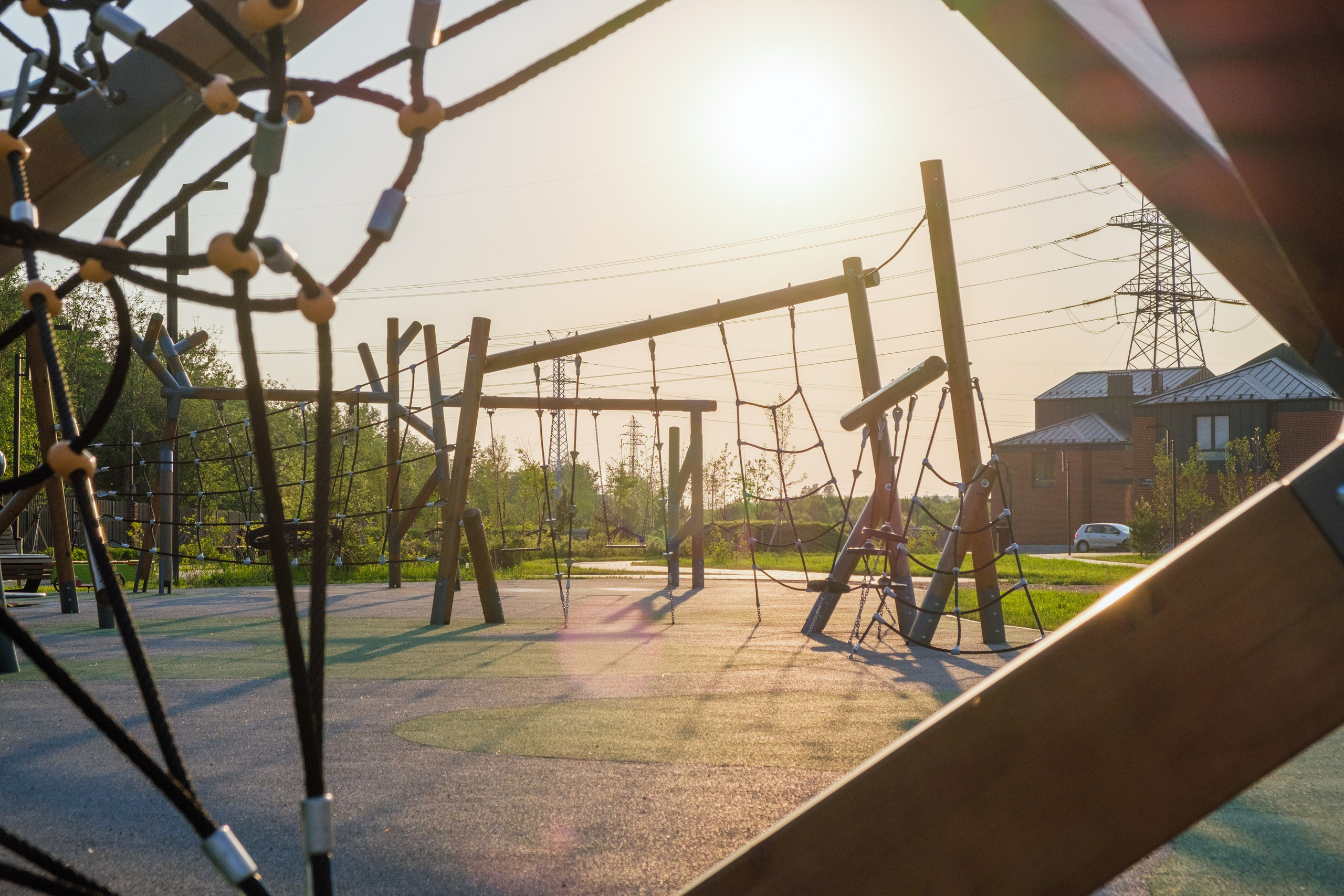 Архитектурная фотосъёмка коттеджного посёлка