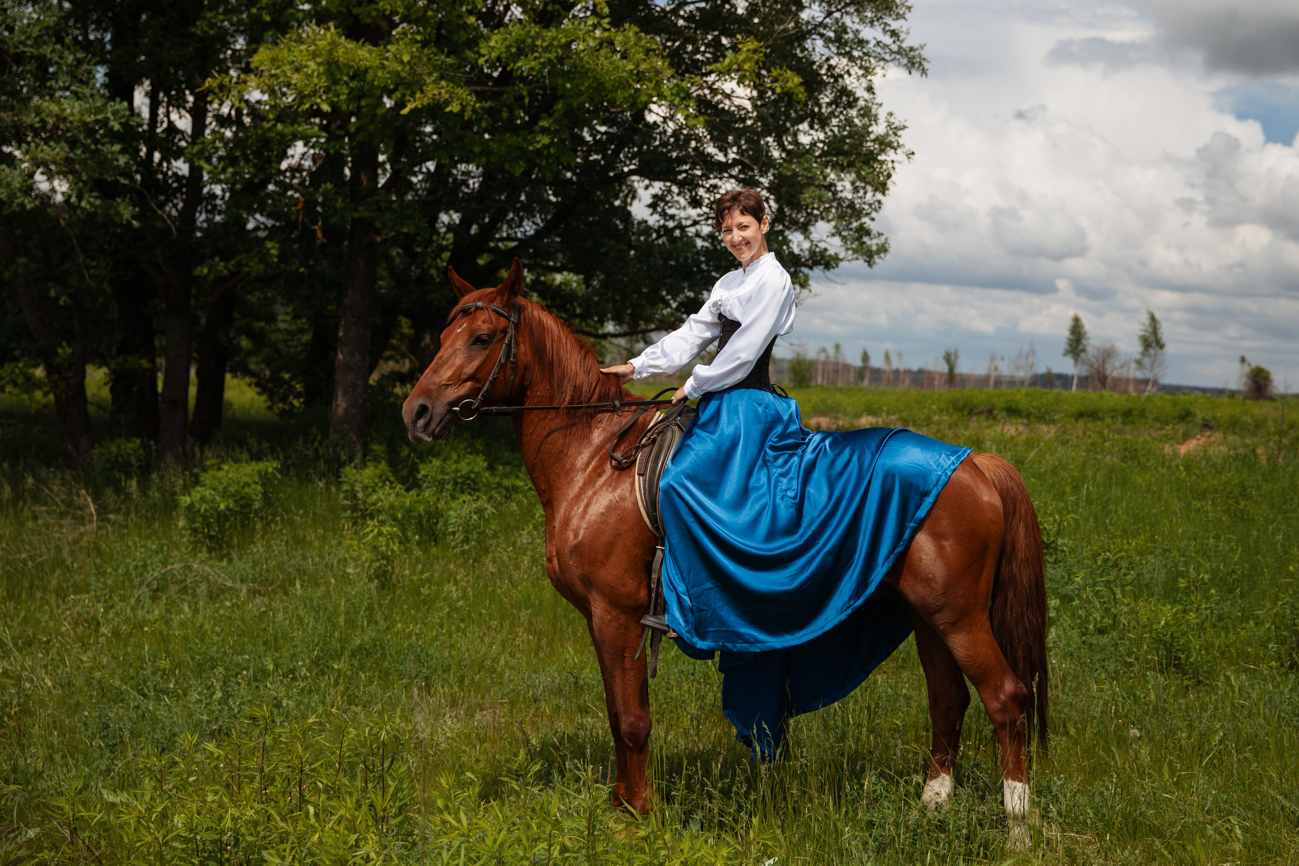 Фотосессия с лошадью. Семейный фотограф в Туле Яна Денисова — семейная фотосессия