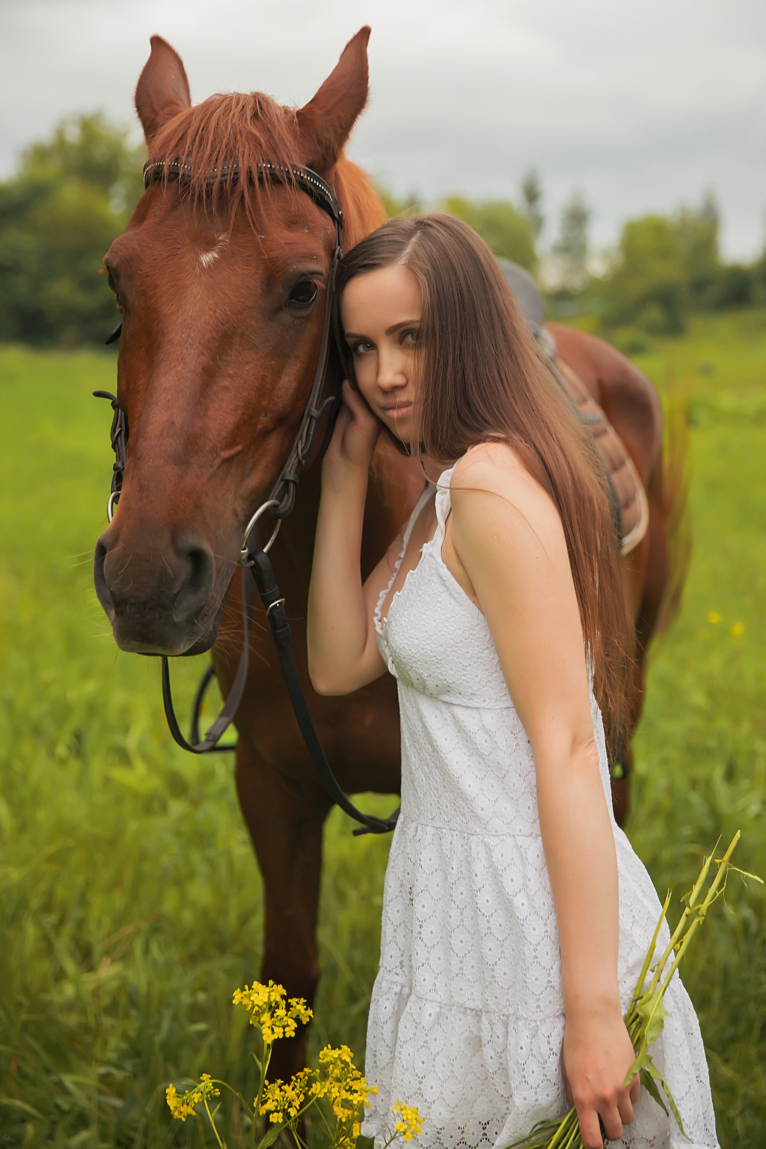 Фотосессия с лошадью. Семейный фотограф в Туле Яна Денисова — семейная фотосессия