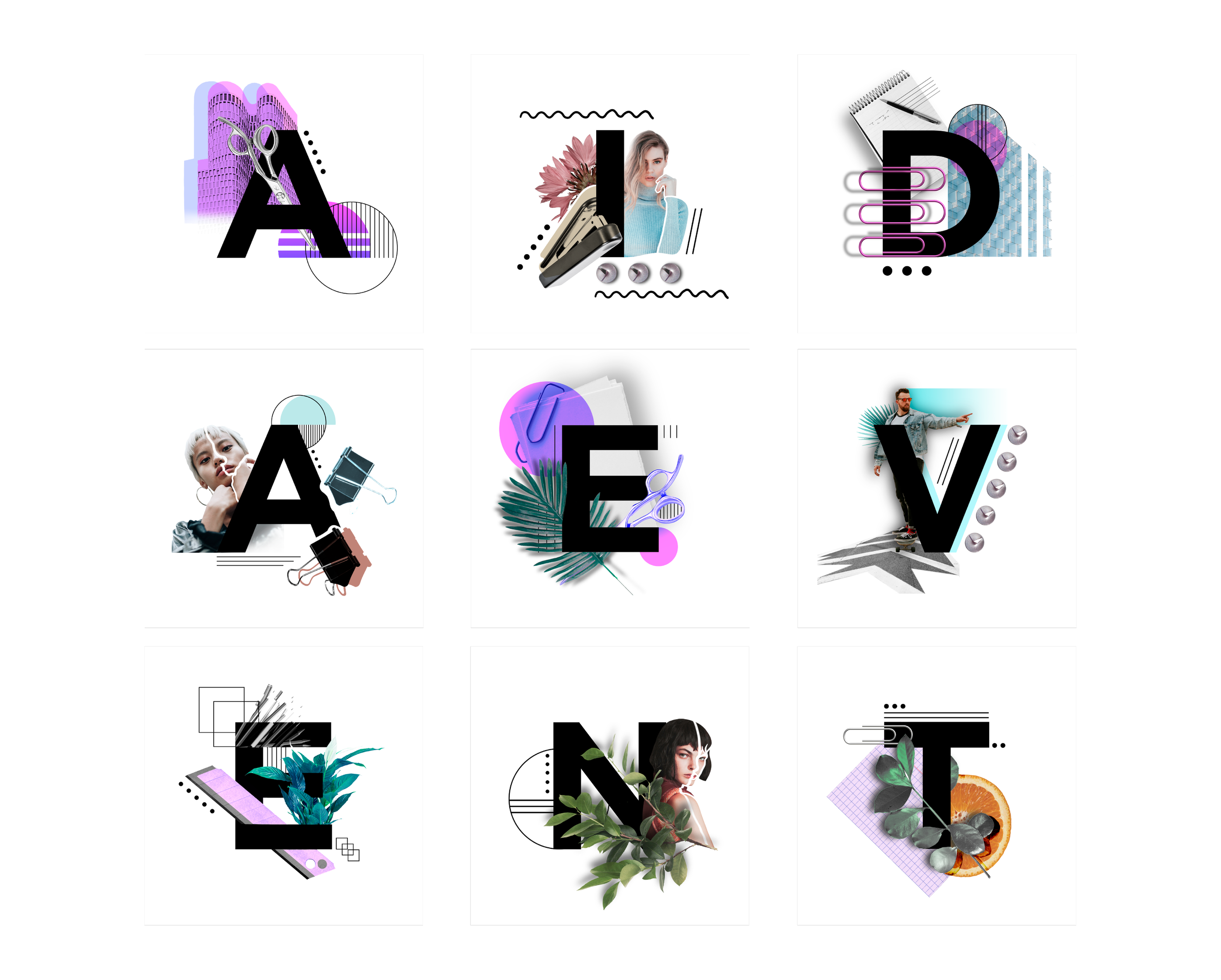 Айдентика для сайта Ai Da Event. Арт-директор и фотограф Токарева Дарья