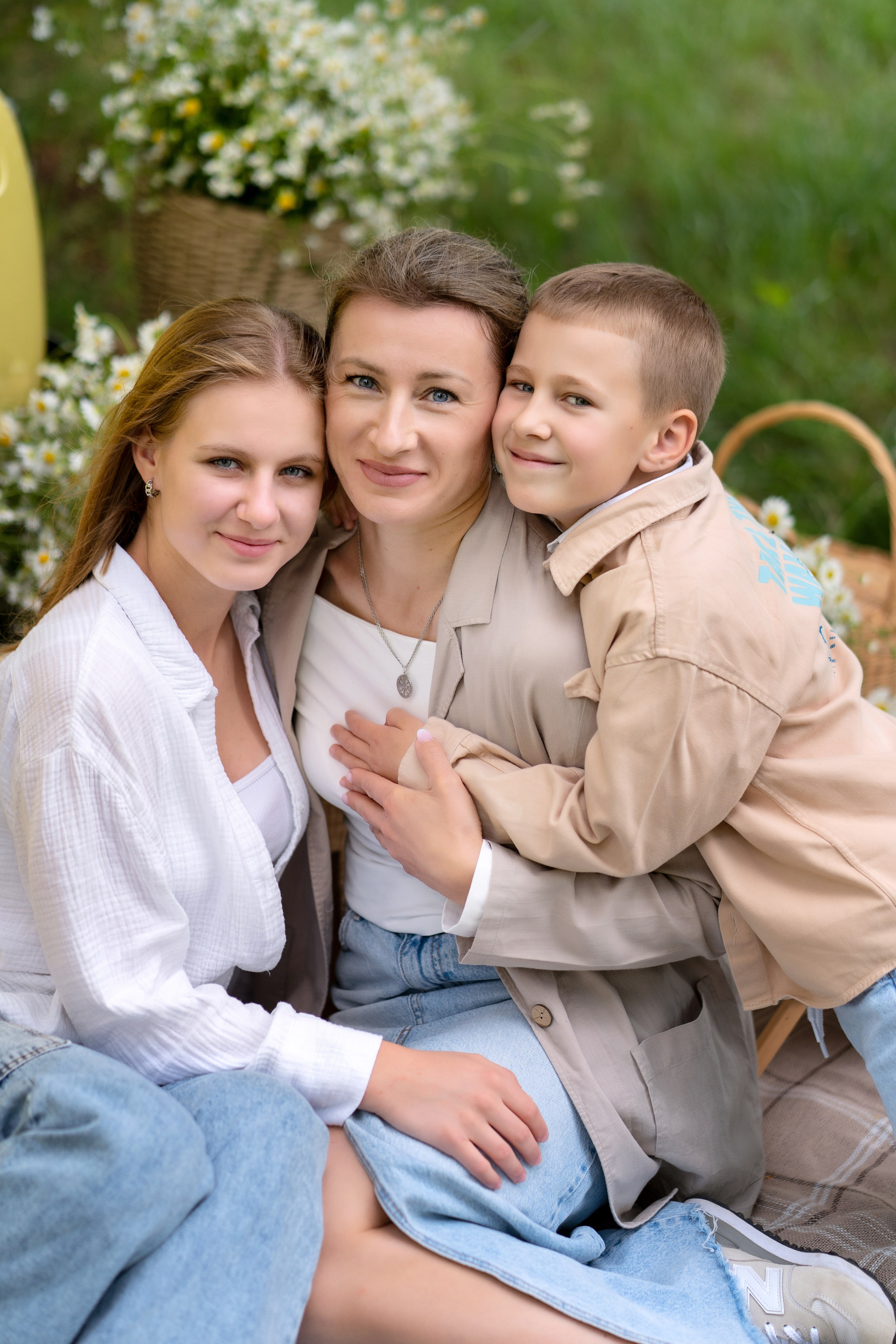 Фотодень Машина с ромашками. Семейный и свадебный фотограф Минск, Беларусь Анна Орловская