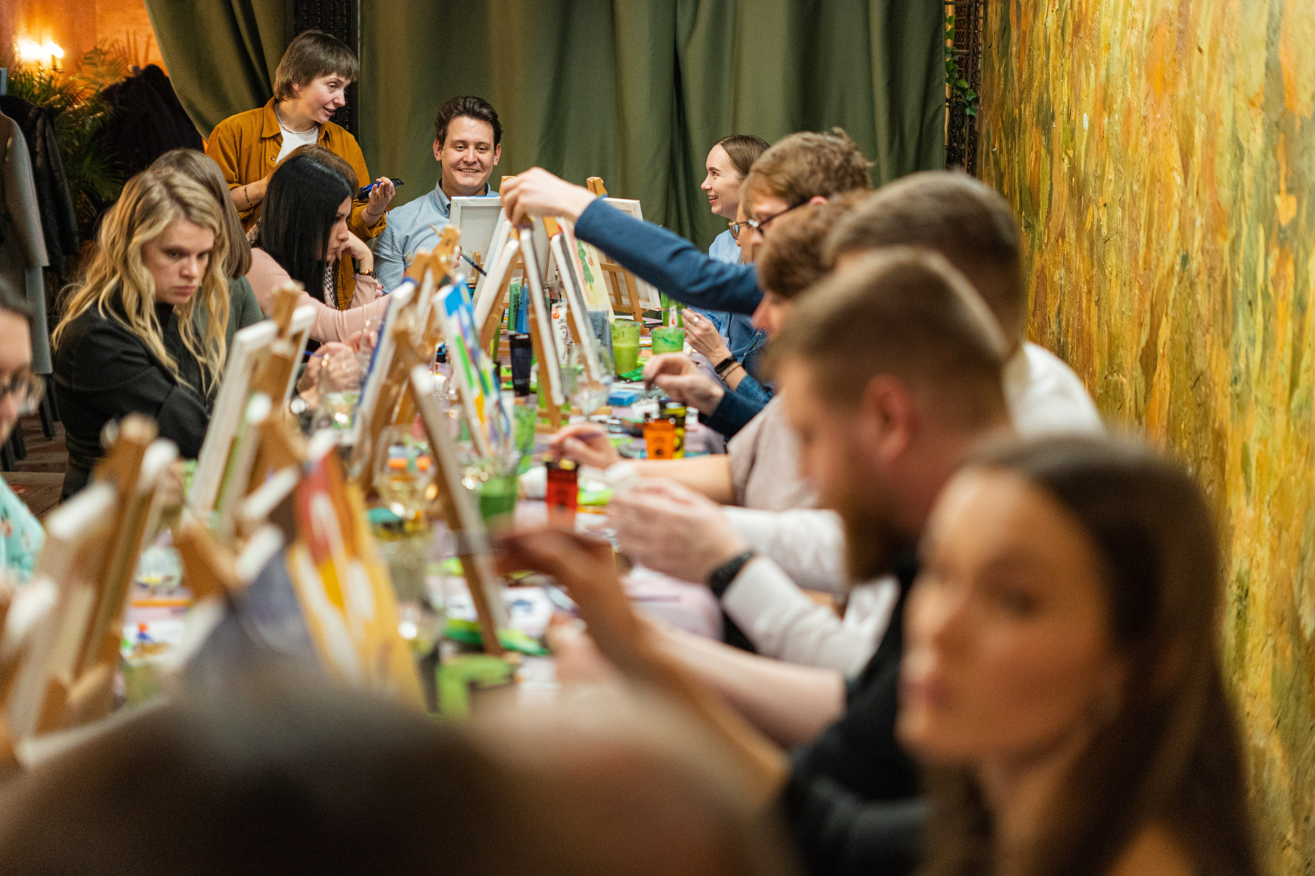 Корпоратив Teach Me Art 2. Портретный фотограф в Москве и Санкт-Петербурге Арина Чех