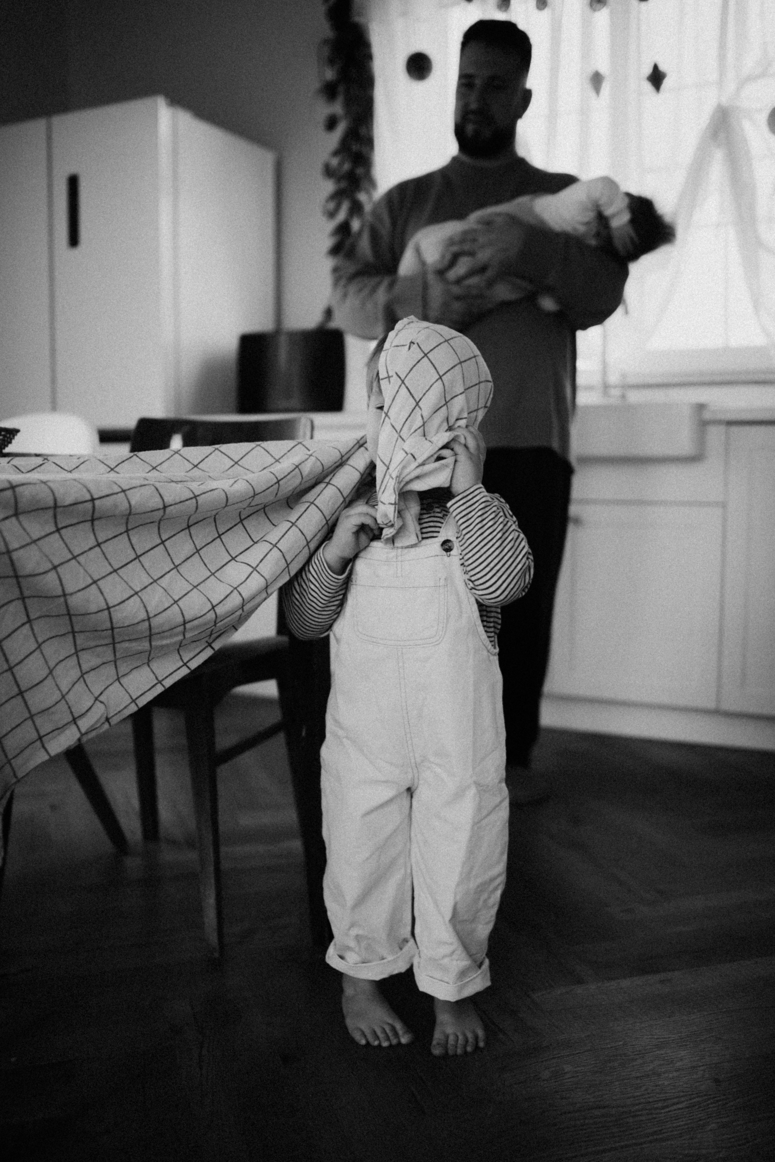 Семейная новогодняя фотосессия дома. Семейный фотограф в Краснодаре
