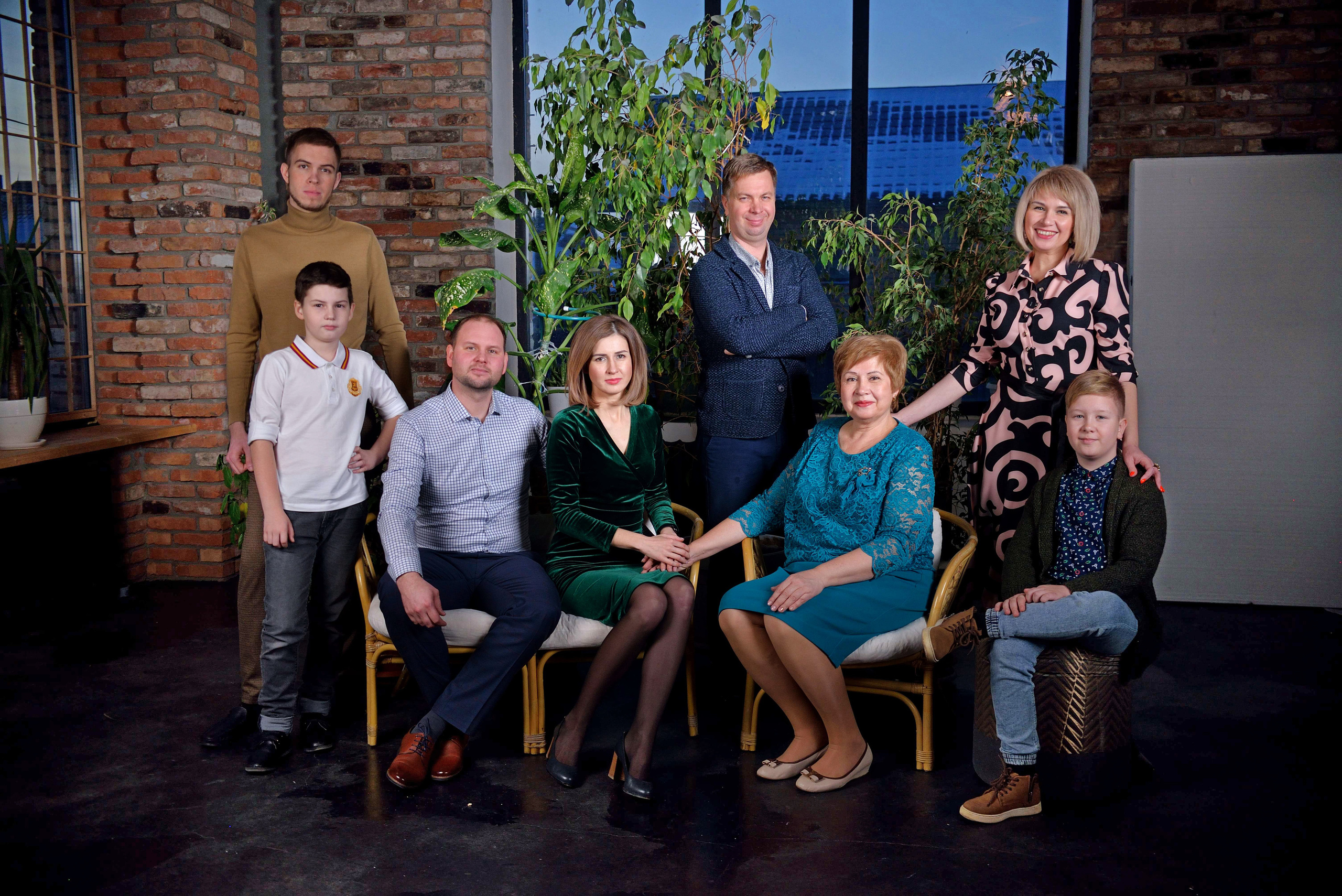 Фотограф Оренбург, Анастасия Купавцева, фотосессии больших семей, фотостудия