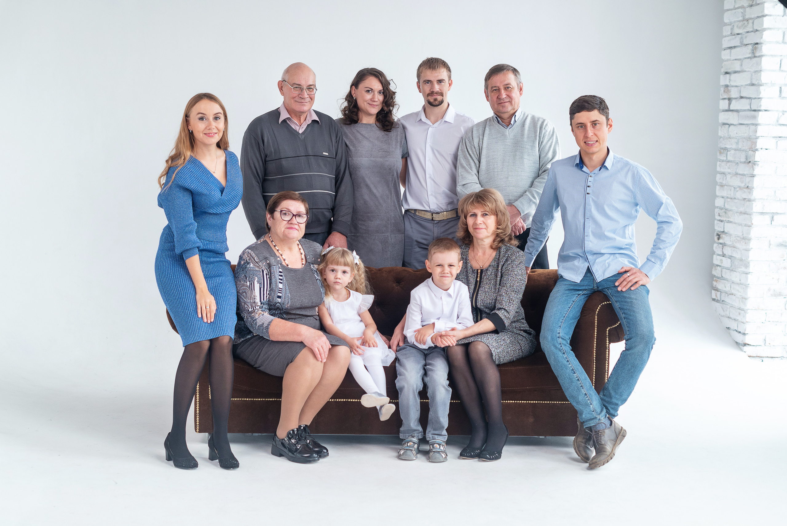 Фотограф Оренбург, Анастасия Купавцева, фотосессии больших семей, фотостудия