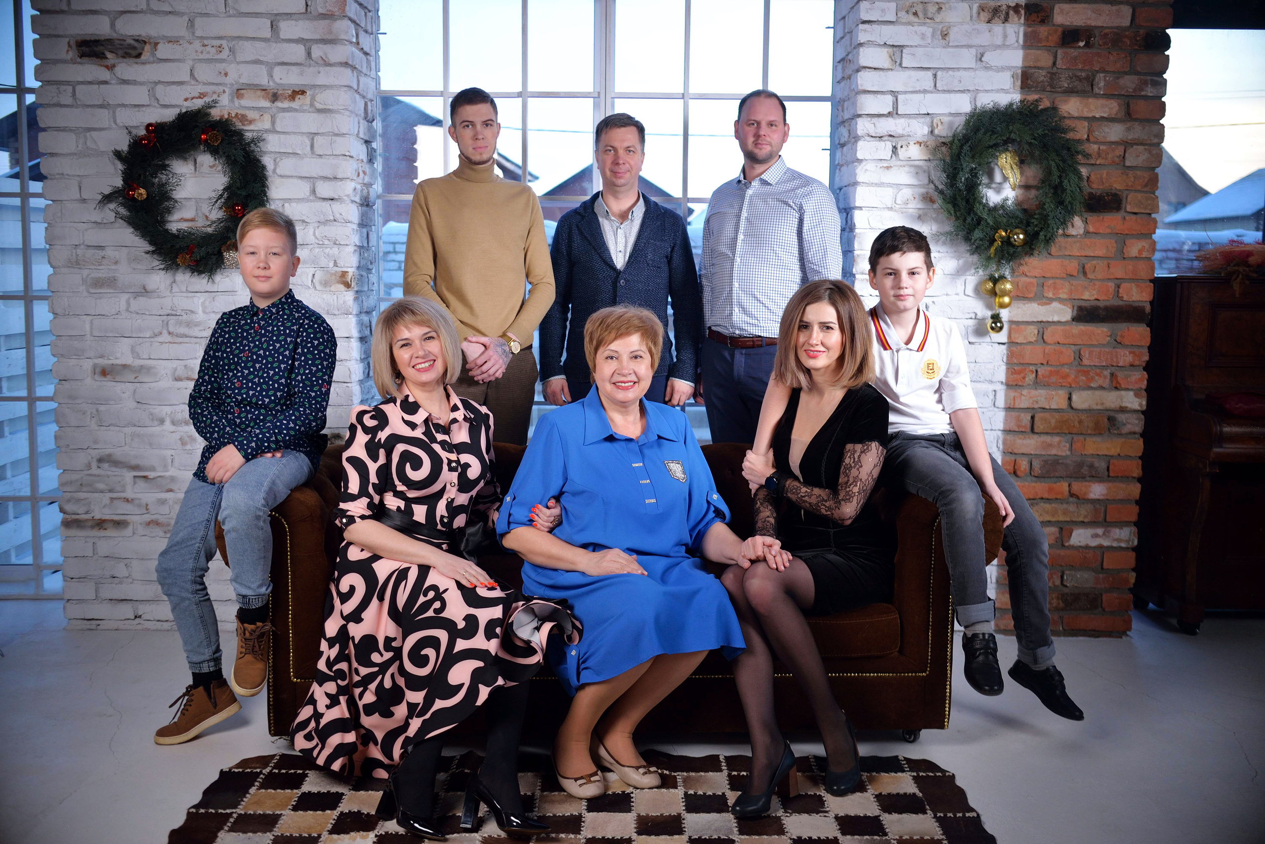 Фотограф Оренбург, Анастасия Купавцева, фотосессии больших семей, фотостудия