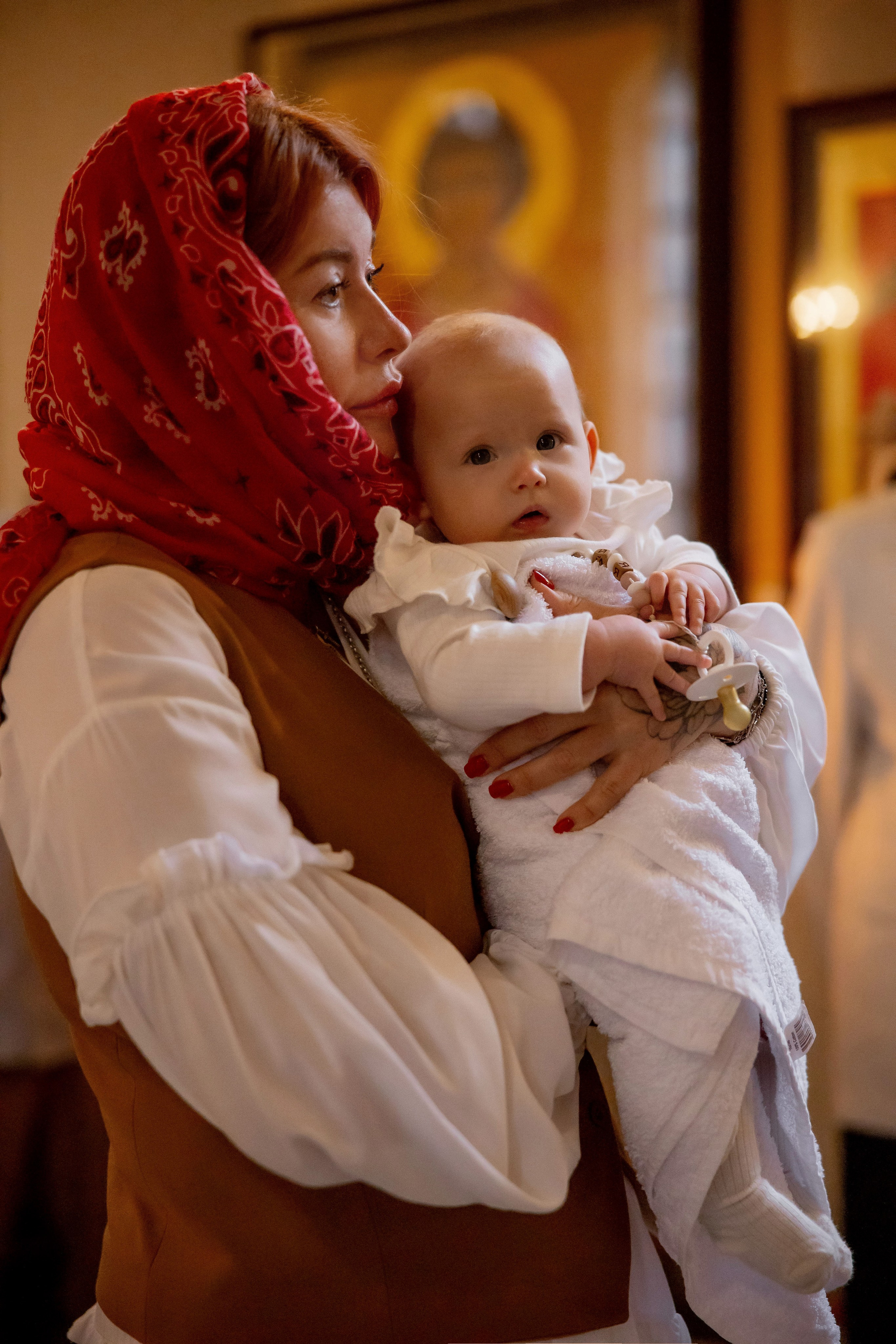 Таинство Крещения. Семейный фотограф в Москве