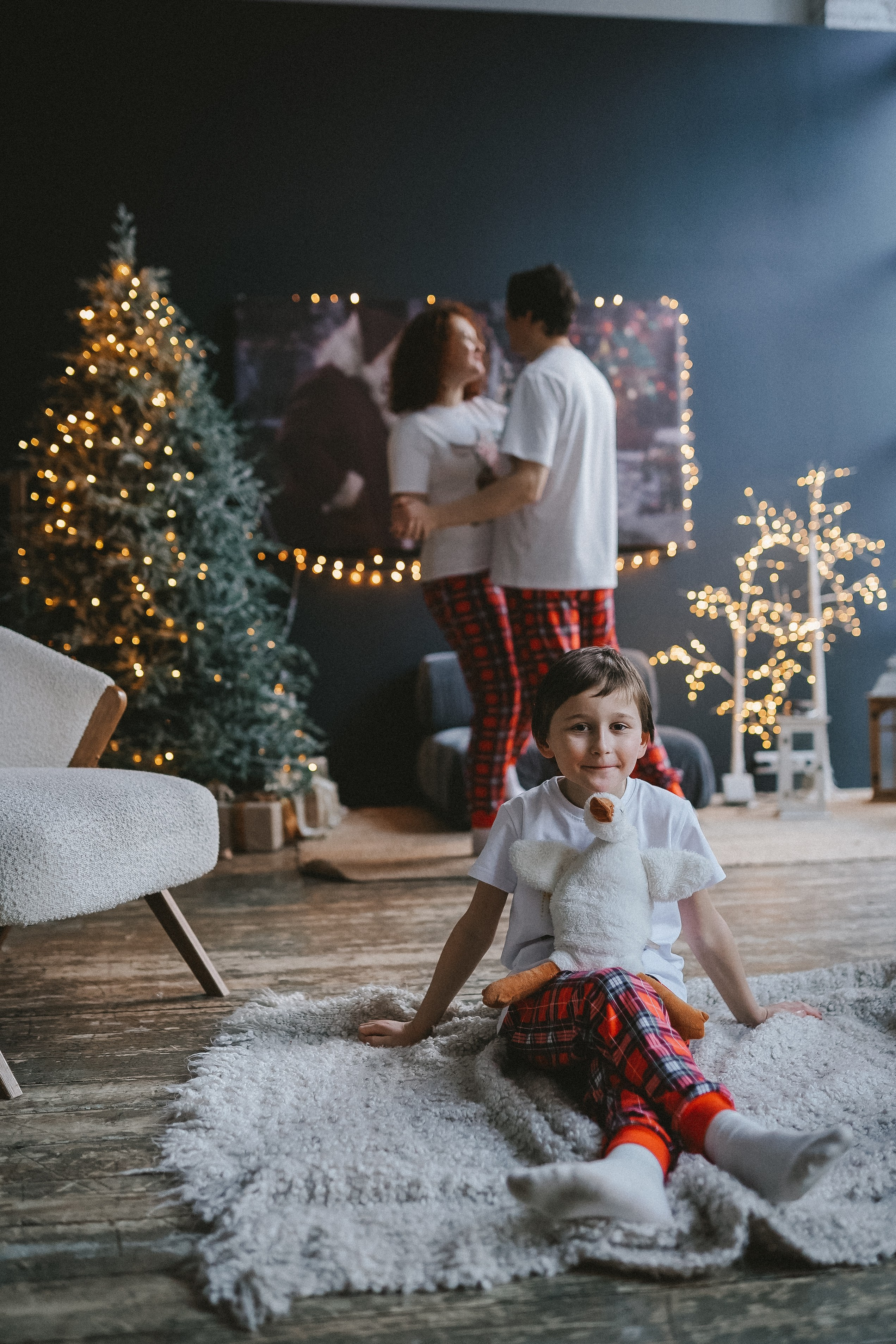 Новогодняя фотосессия Паша, Люба, Федя и Саша. Семейный lifestyle фотограф Наталья Разгуляева в Москве