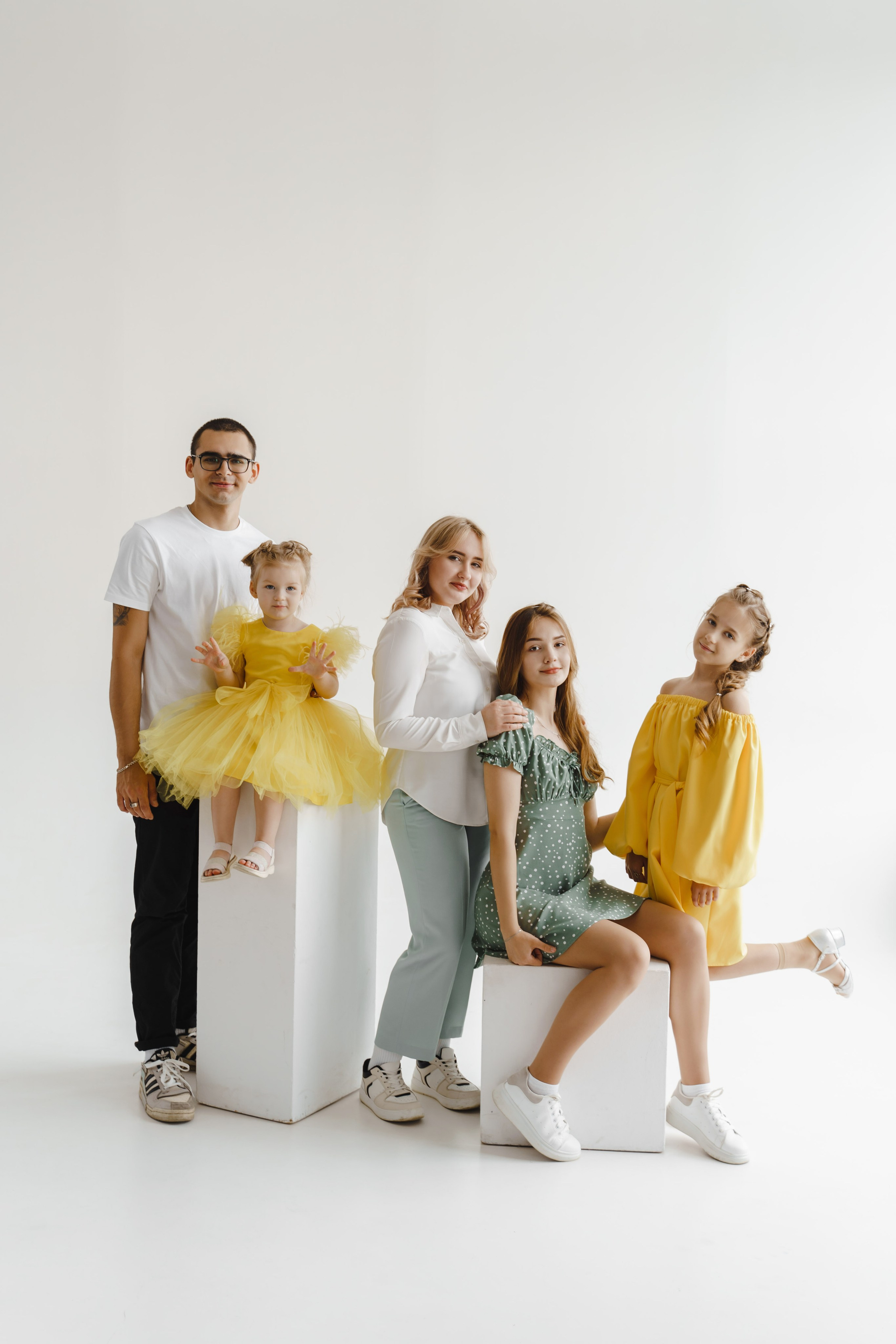 Бабушка, дедушка и внуки). Учаева Екатерина Свадебный и Семейный фотограф г. Сызрань