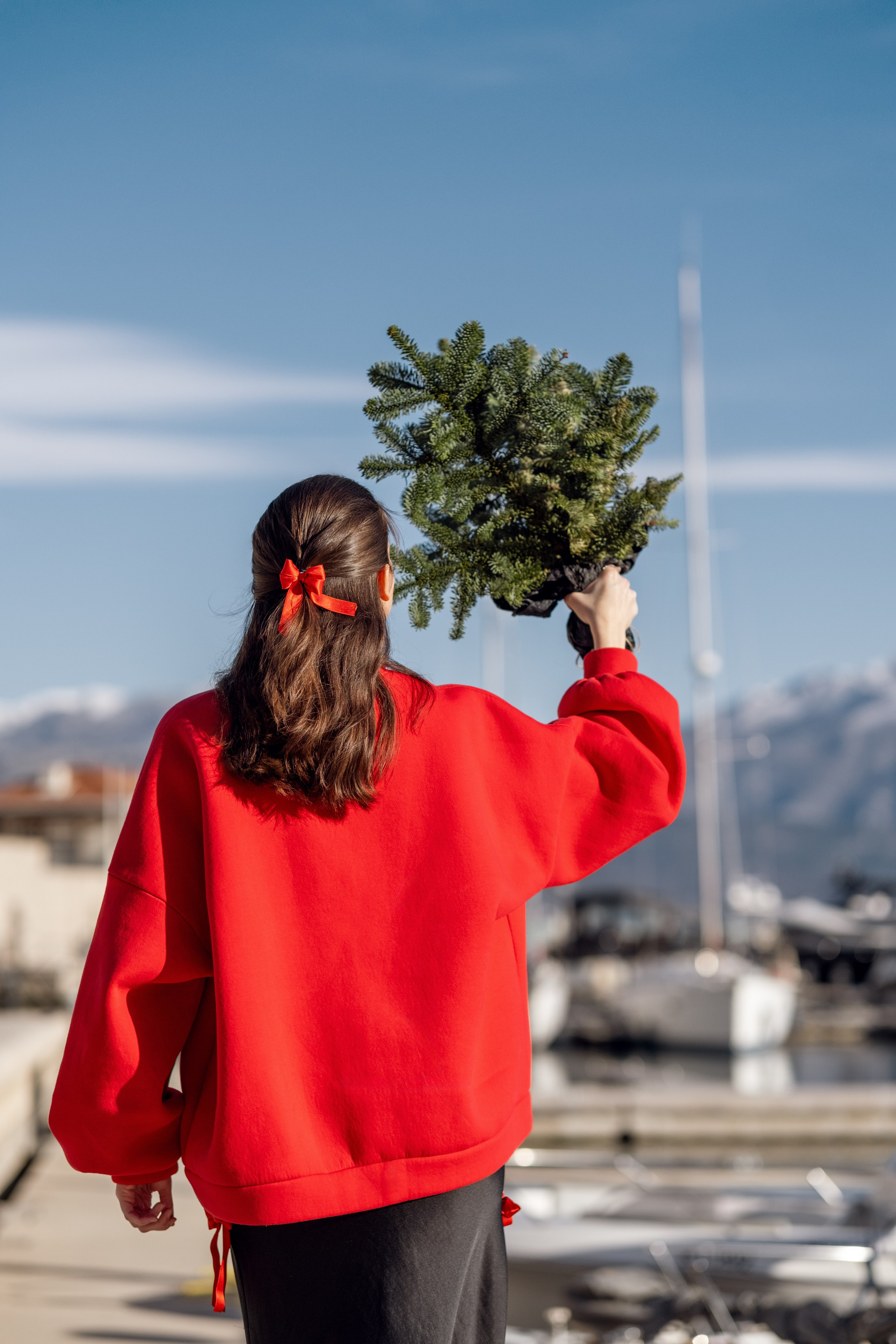 New Year in Porto Novi. Family and wedding photographer in Montenegro
