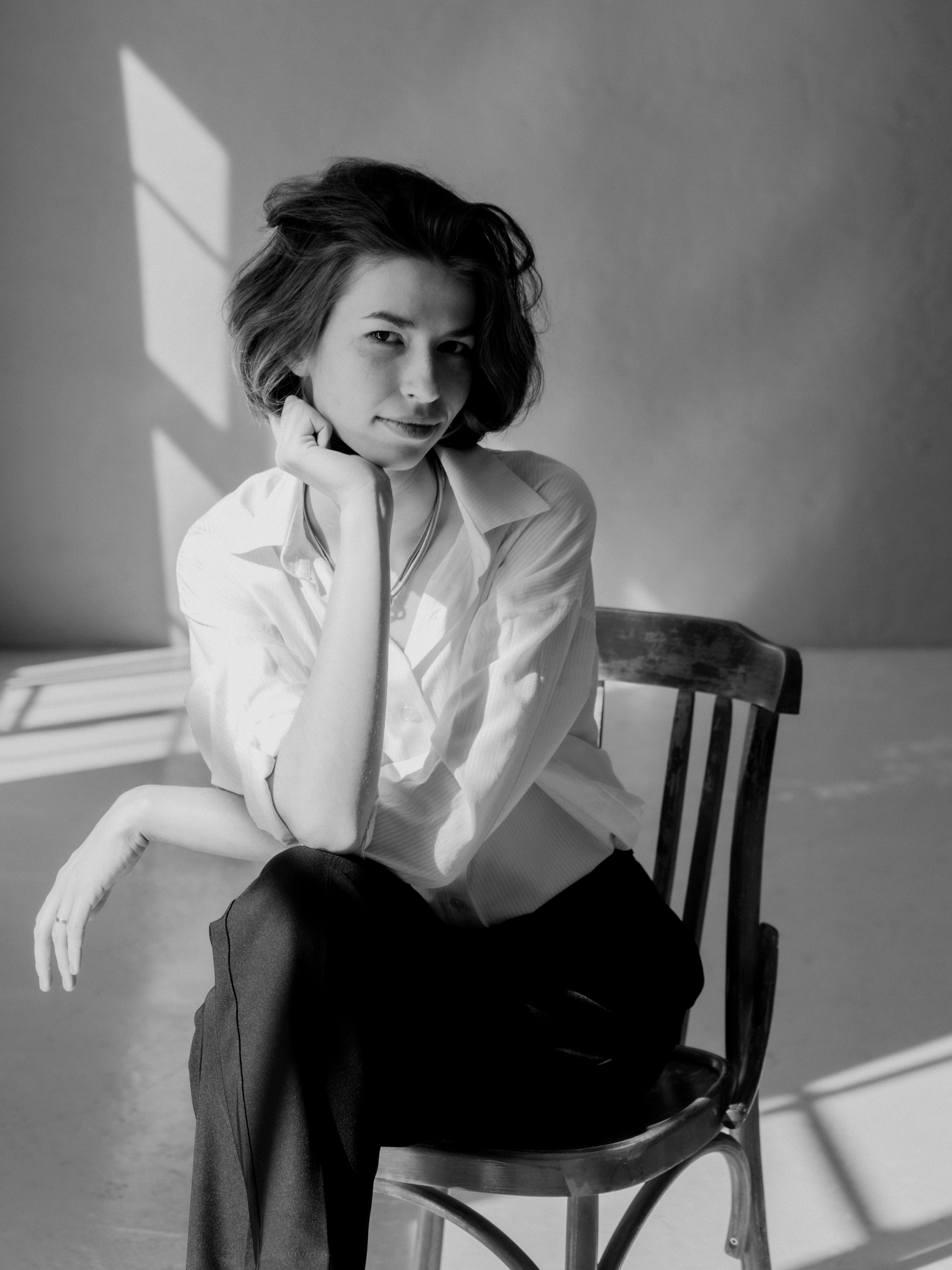 Портретная фотосессия для Полины в фотостудии. Светлана Гопанюк. Портретный фотограф. Санкт-Петербург. СПб