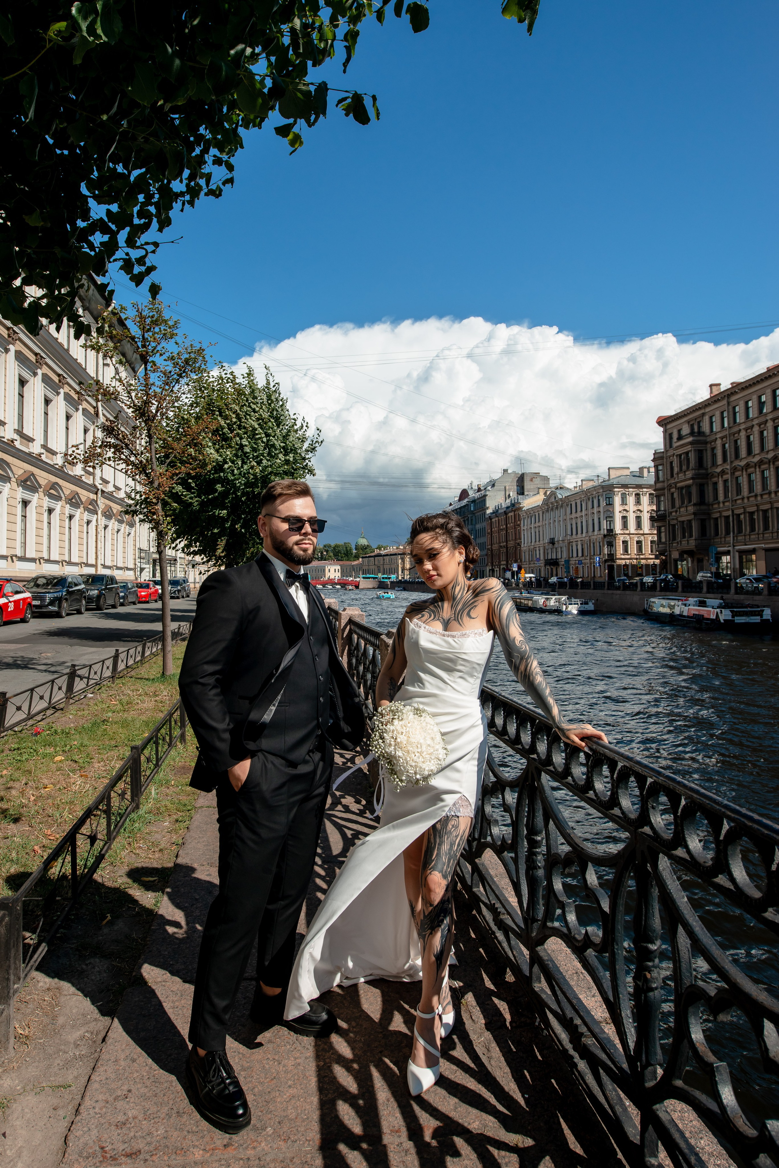Диана и Евгений (маршрут № 1 в Питере: Исаакиевская площадь, красные маркизы Астории, набережная Мойки, Дворец Штиглица и Летний сад). Портретный, семейный и свадебный фотограф в Санкт-Петербурге и в Пушкине Ширяев Денис