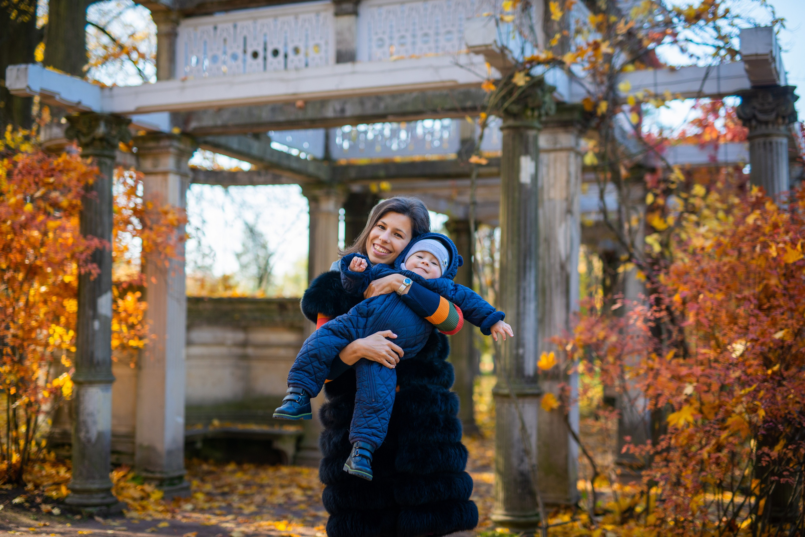 Егор, Валерия и Андрей осенняя прогулка. Портретный, семейный и свадебный фотограф в Санкт-Петербурге и в Пушкине Ширяев Денис