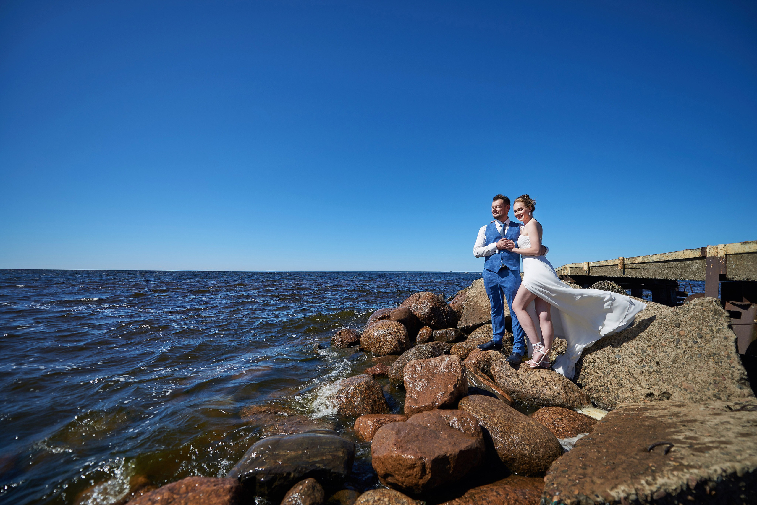 Александра и Вячеслав (фотосессия на берегу Финского залива в парке Дубки в Сестрорецке). Портретный, семейный и свадебный фотограф в Санкт-Петербурге и в Пушкине Ширяев Денис