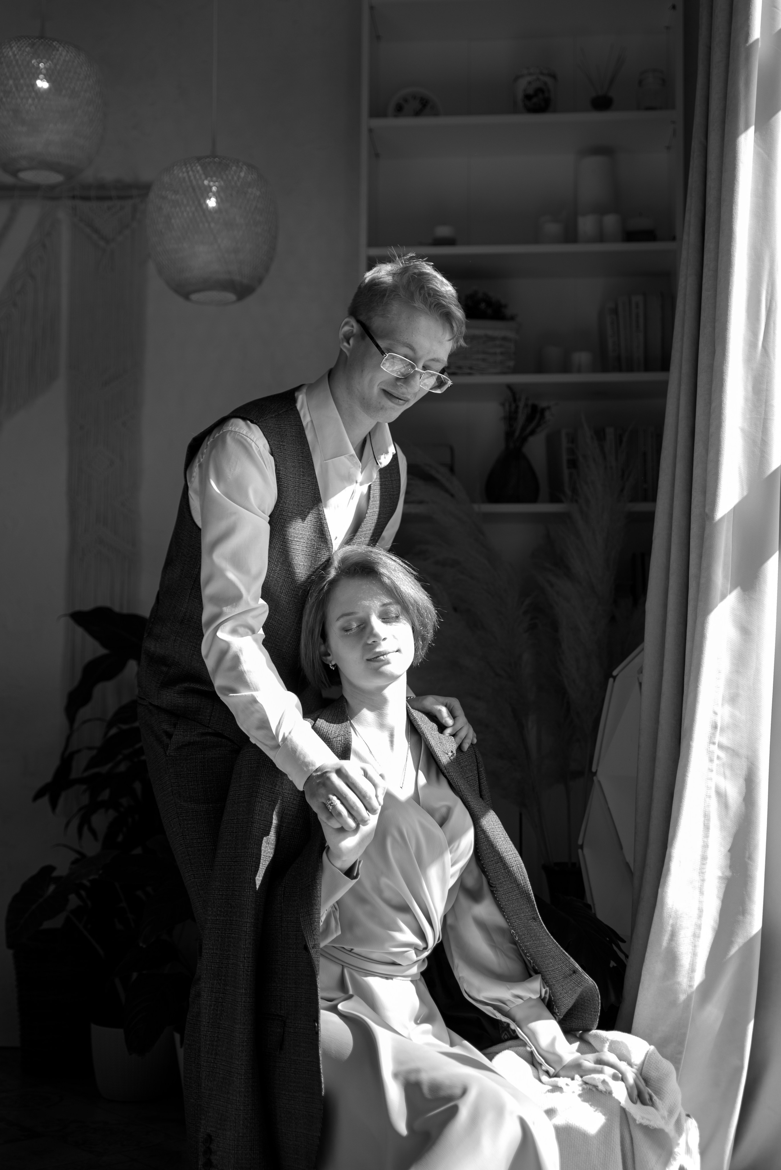 Дмитрий и Марина. LOVESTORY в студии. Семейный и детский фотограф в Туле Светлана Воронкова