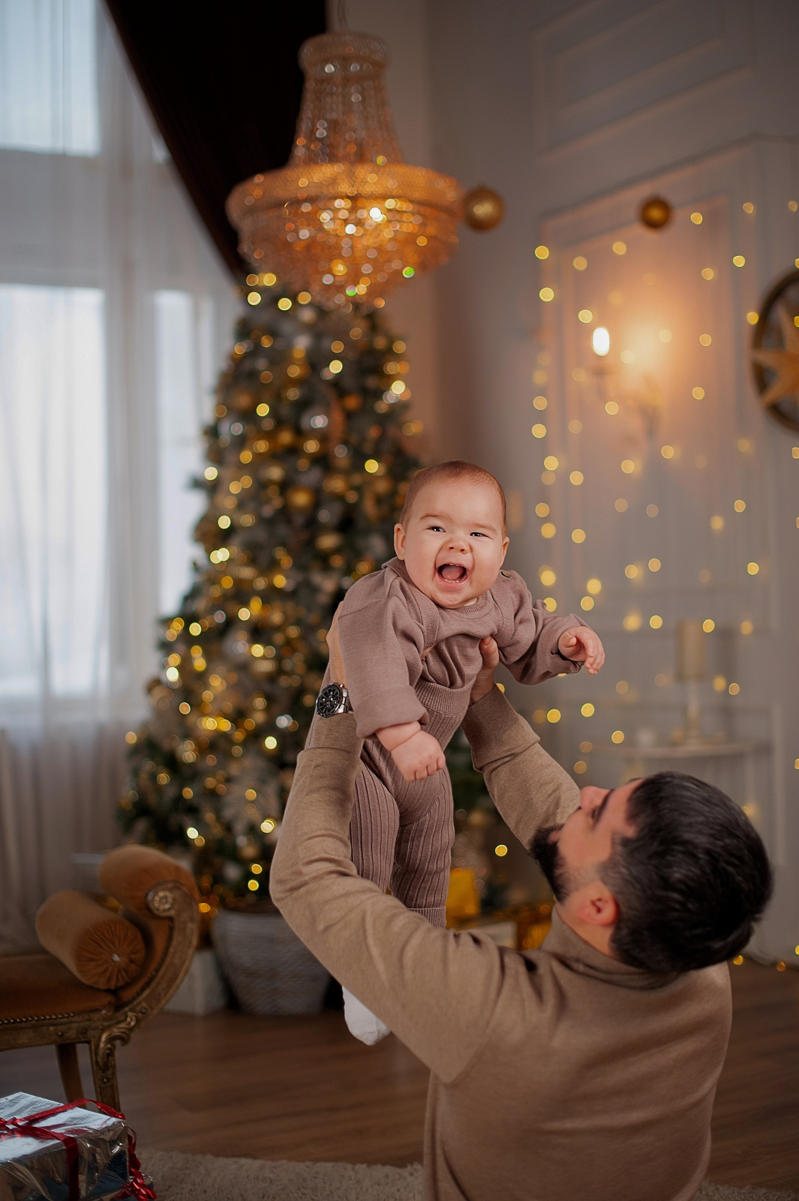 Новый год с мамой и папой. Семейный и детский фотограф в Казани Виктория Мерхи