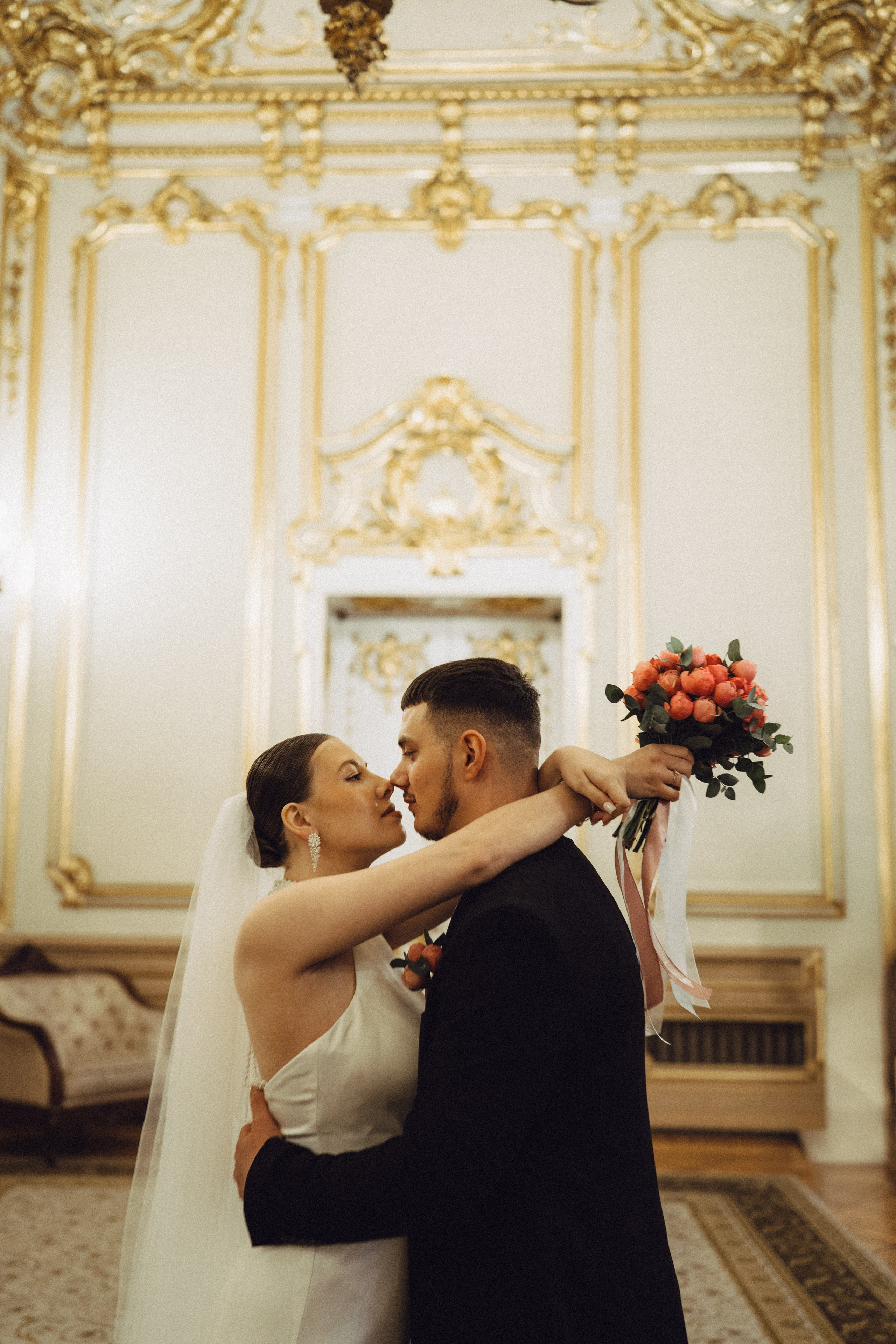 СВАДЕБНАЯ СЬЕМКА В ПЕВОМ ДВОРЦЕ БРАКОСОЧЕТАНИЯ. Профессиональный фотограф, Санкт-Петербург — Виктория Богомолова