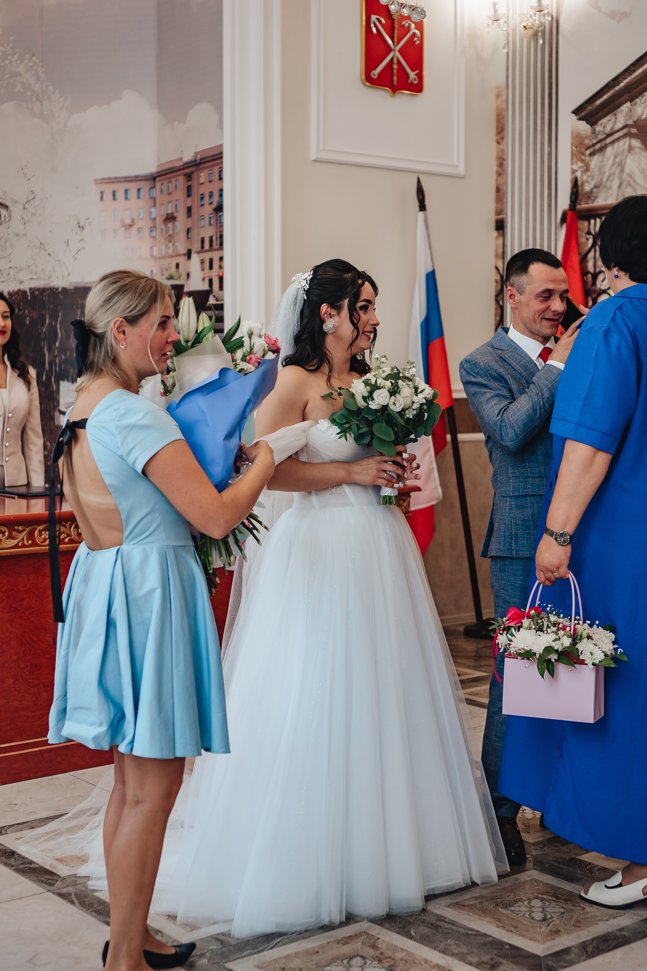 СВАДЕБНАЯ СЬЕМКА В ЗАГСЕ НА МОСКОВСКОМ ПРОСПЕКТЕ. Профессиональный фотограф, Санкт-Петербург — Виктория Богомолова