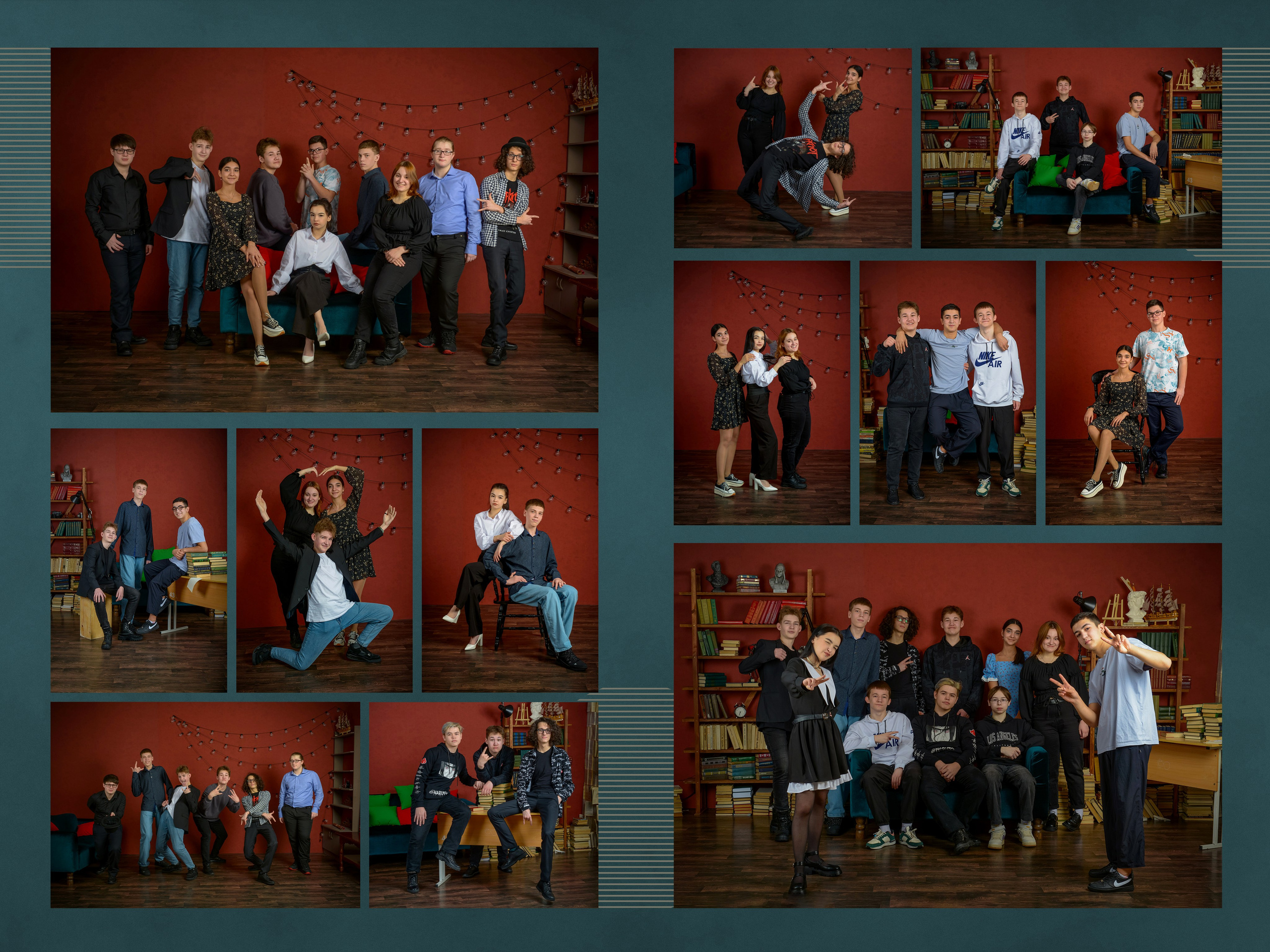 Фотокнига на 10 разворотов. Татьяна Гойда портретный и семейный фотограф Ленск. Выпускные альбомы