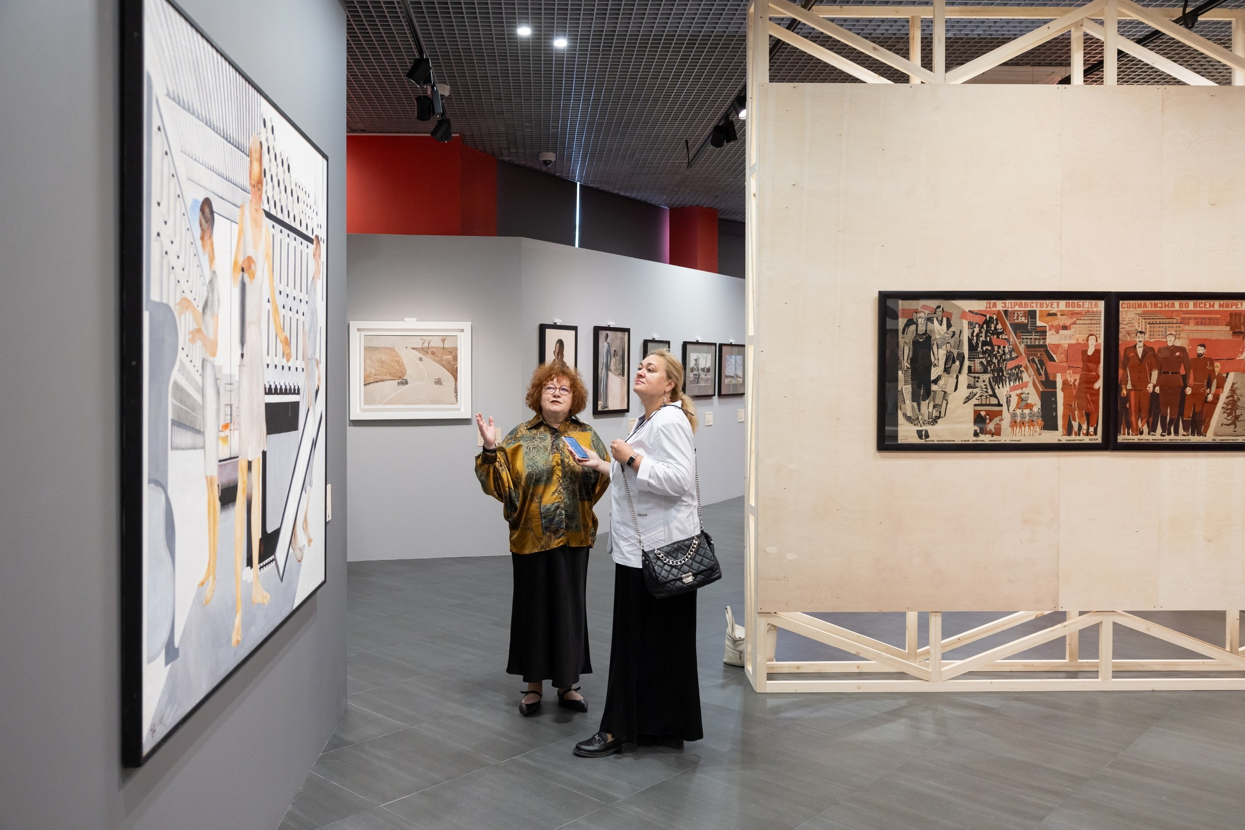 Выставка «Александр Дейнека. Певец новой жизни. К 125-летию со дня рождения» (26 сентября 2025). Репортажный фотограф Алексей Пирязев