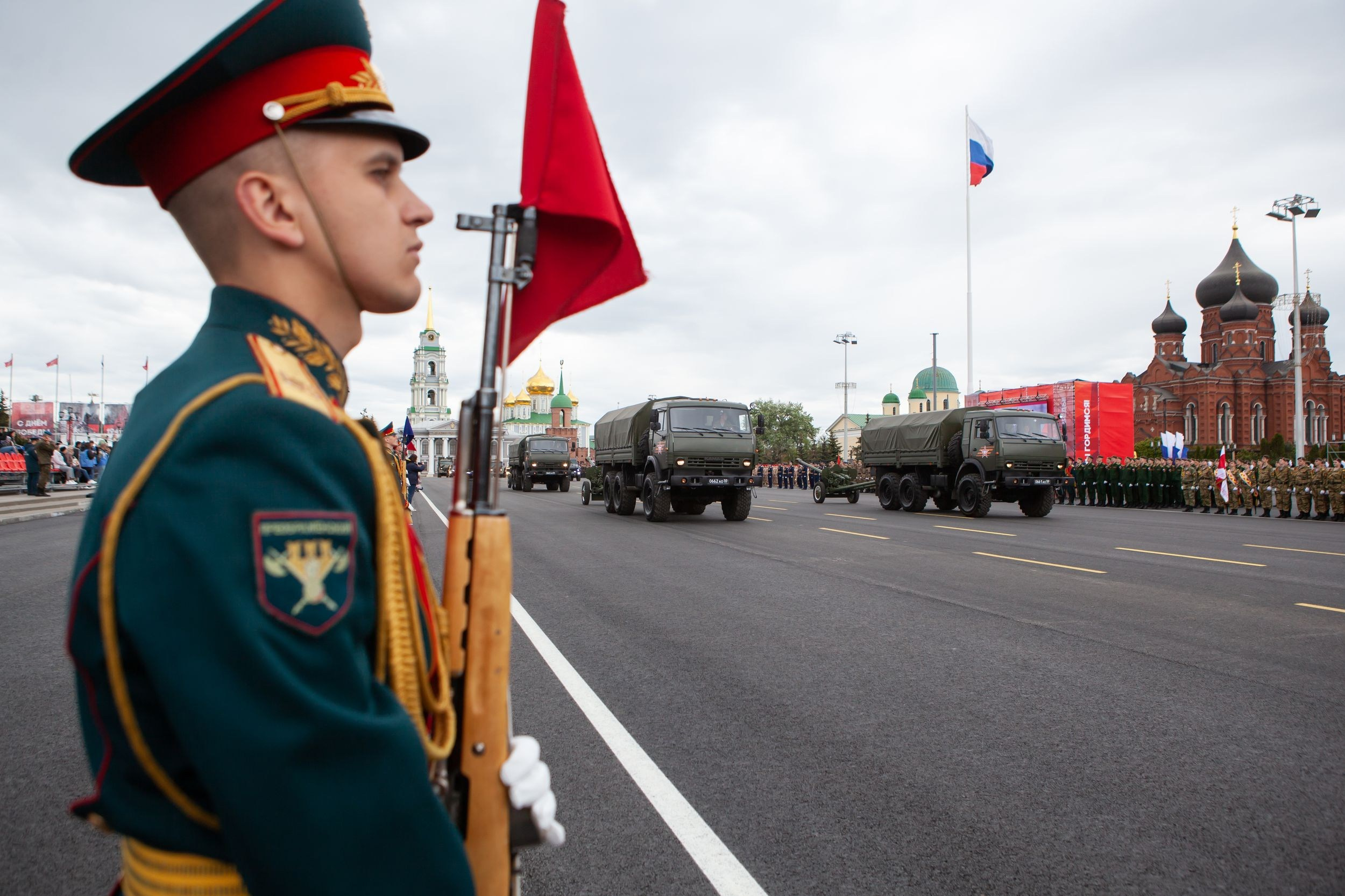 Генеральная репетиция Парада Победы (5 мая 2024). Репортажный фотограф Алексей Пирязев