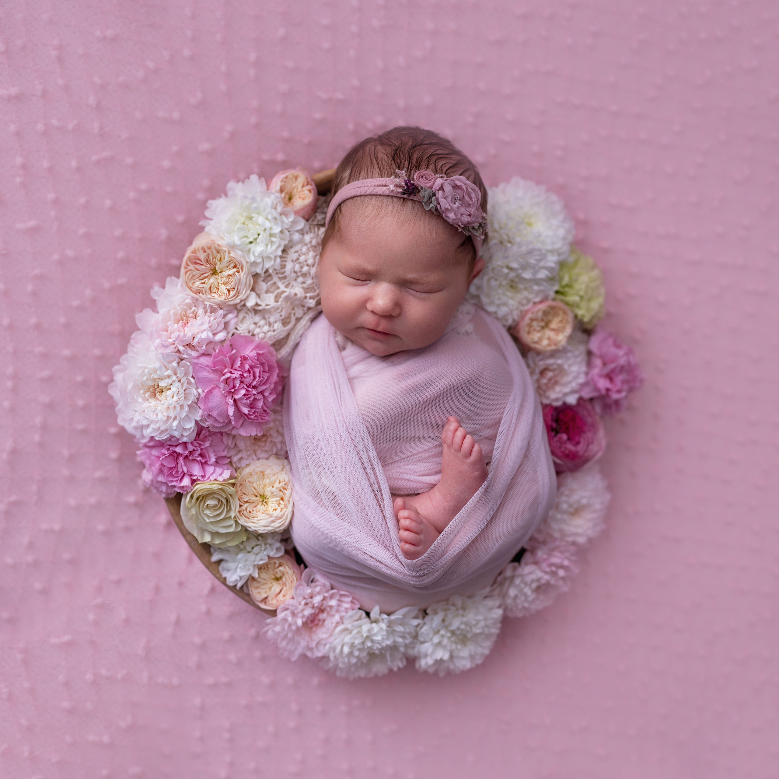 Newborn ДЕВОЧКИ. Фотограф новорожденных в Новосибирске