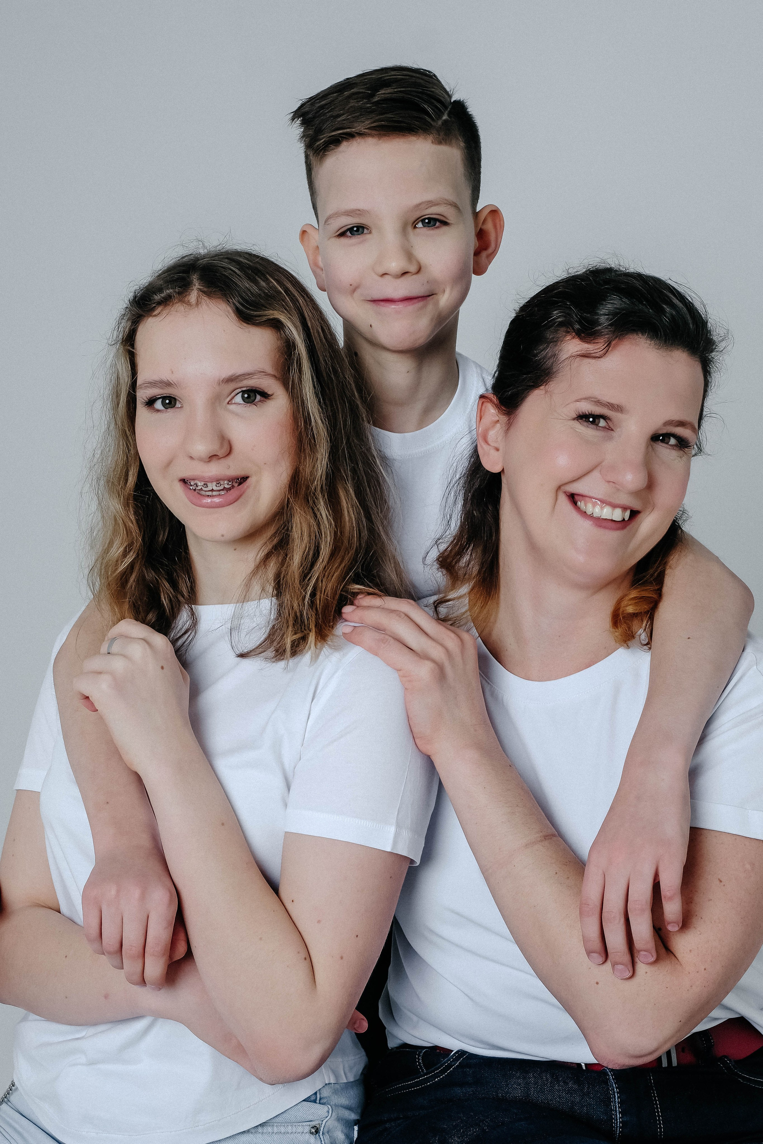 Мама с детками на циклораме. Главная