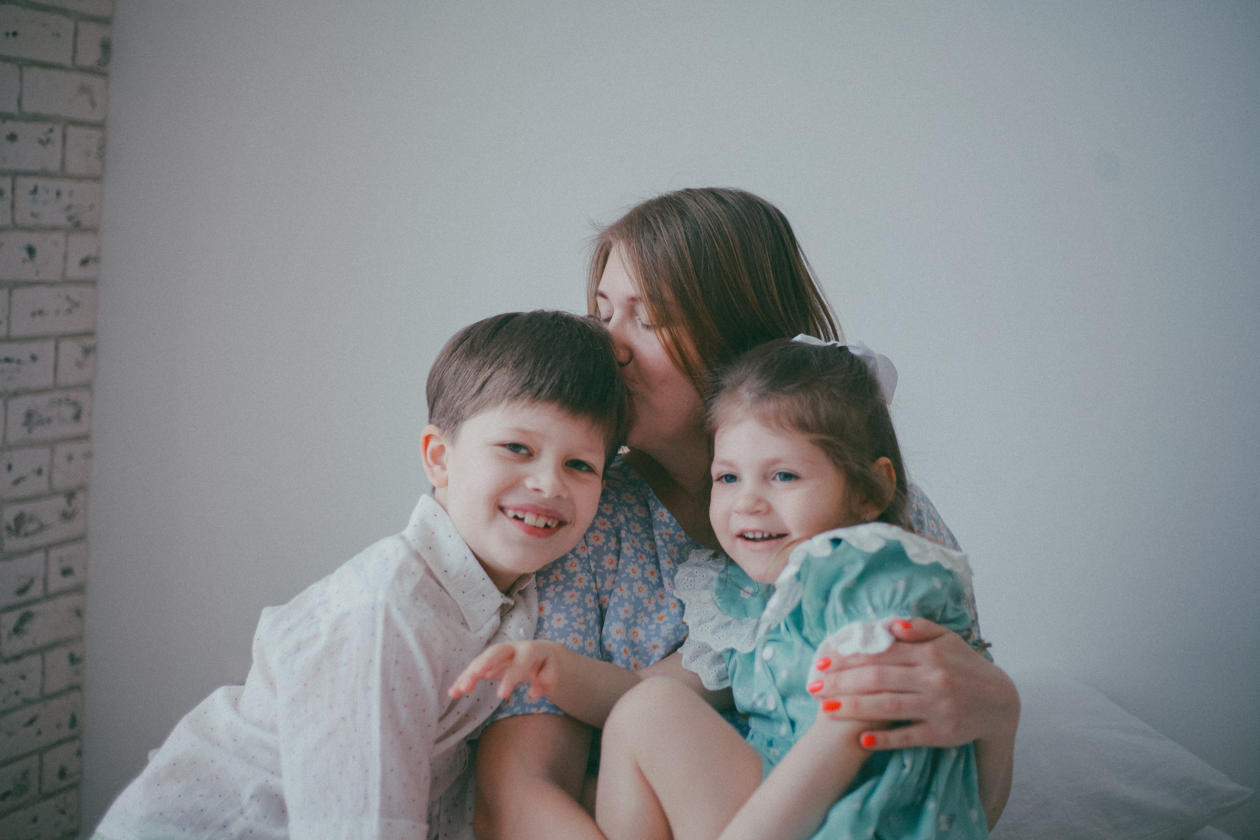 Юля с детками. Портретный фотограф в Москве Анастасия Пимова