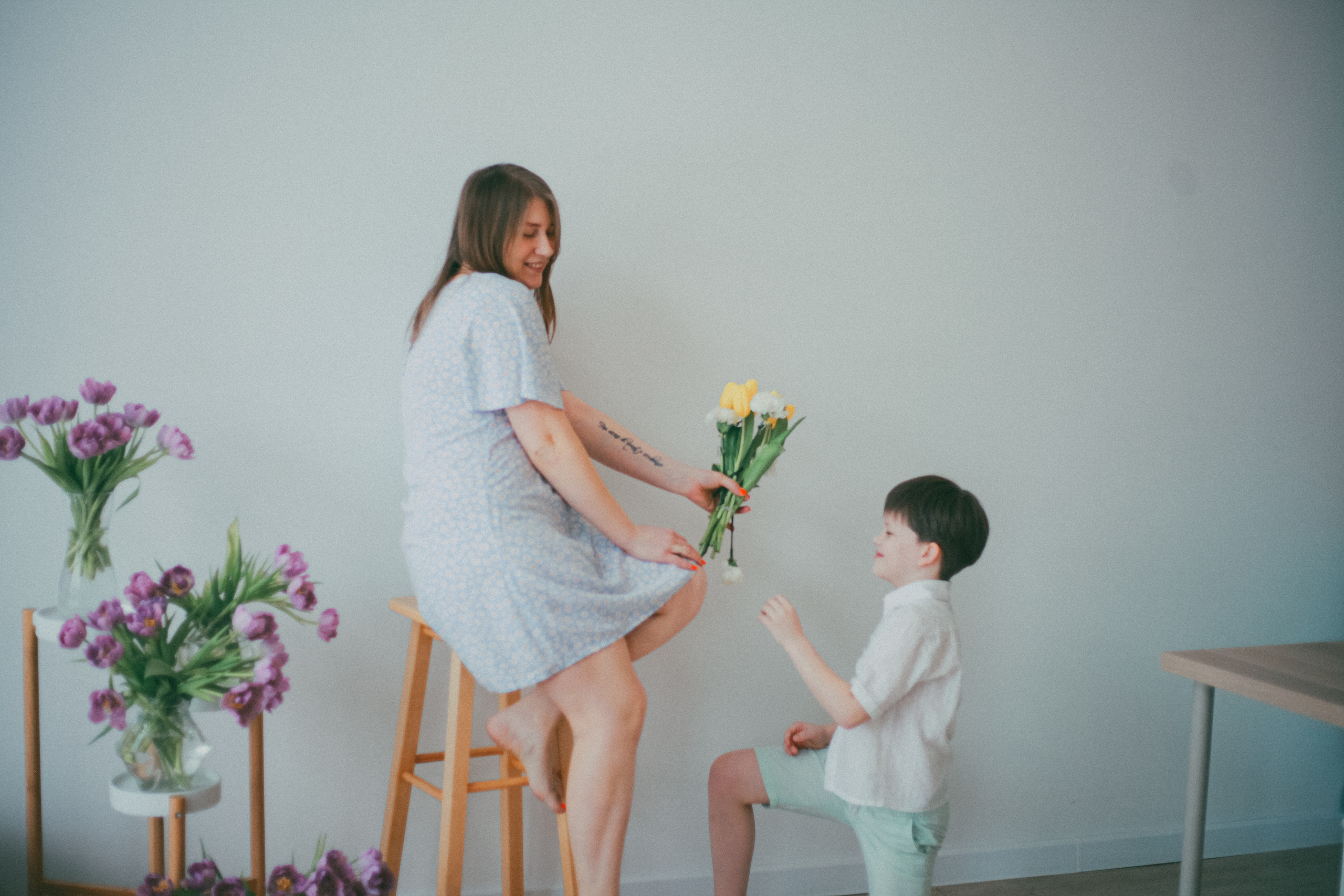 Юля с детками. Портретный фотограф в Москве Анастасия Пимова